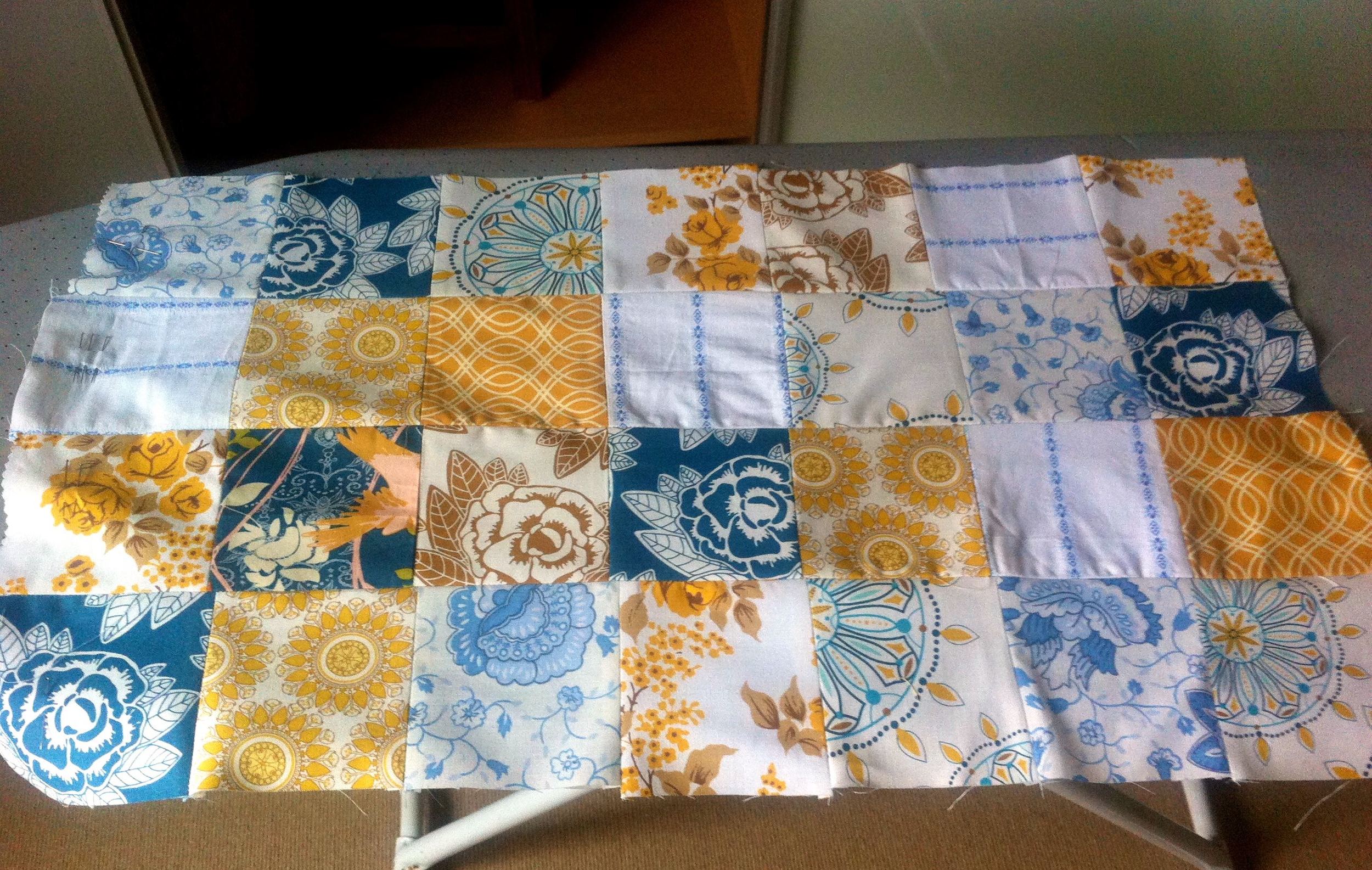 The patchwork element of the bag