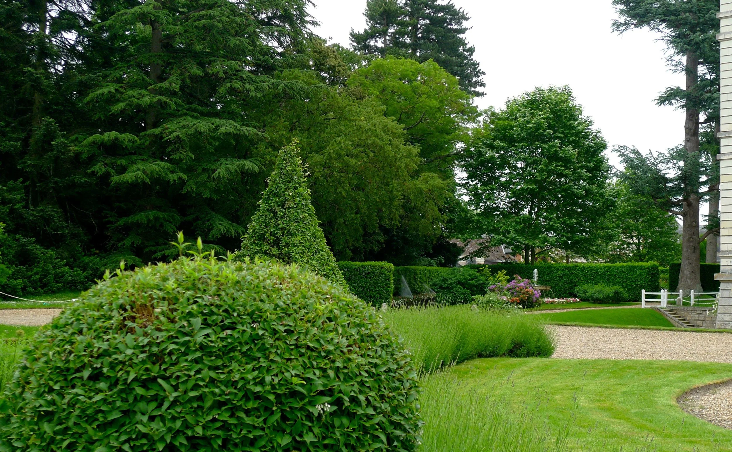 And pointed shapes too bending around the curve