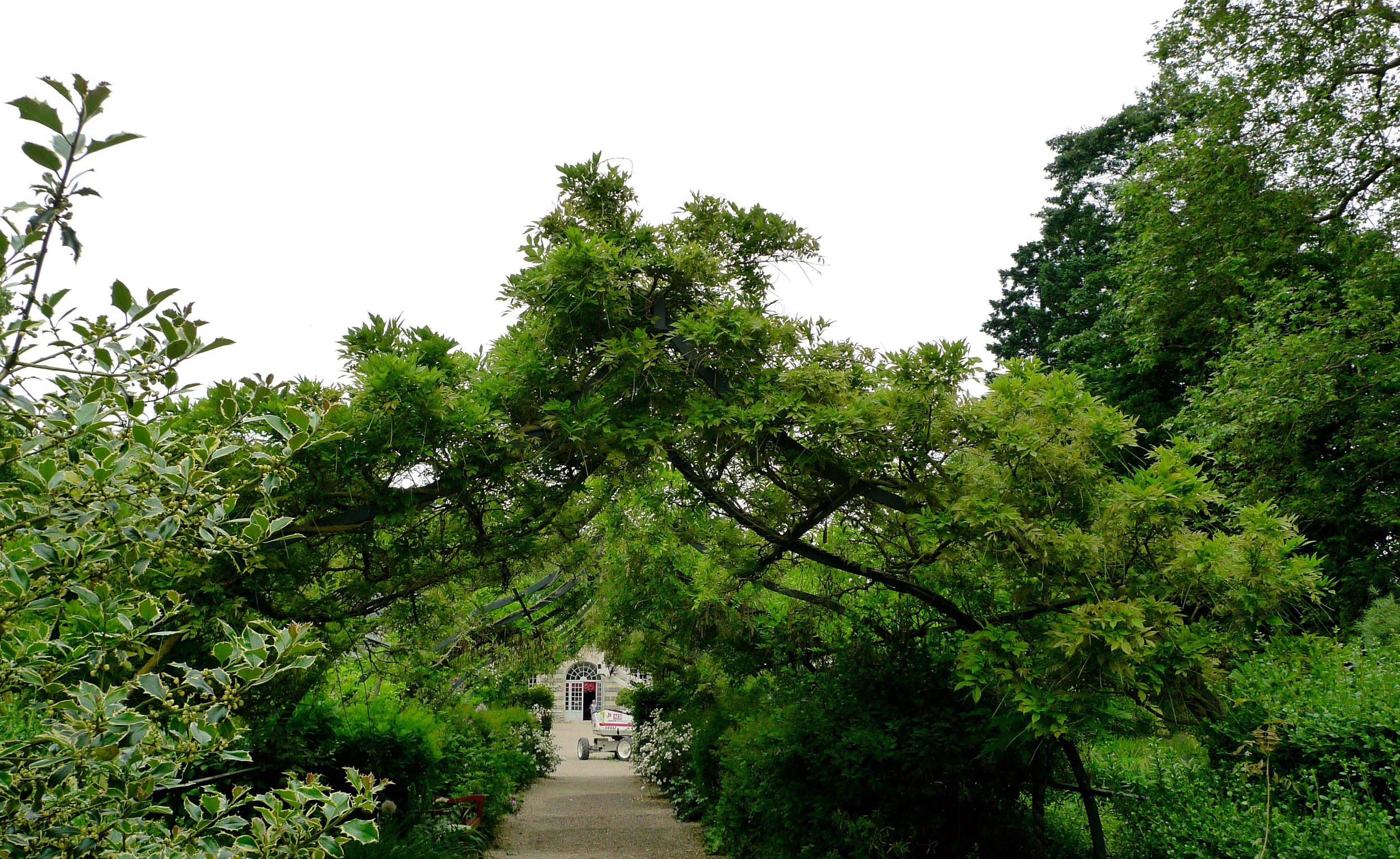 An ornate archway leading to the Orangerie