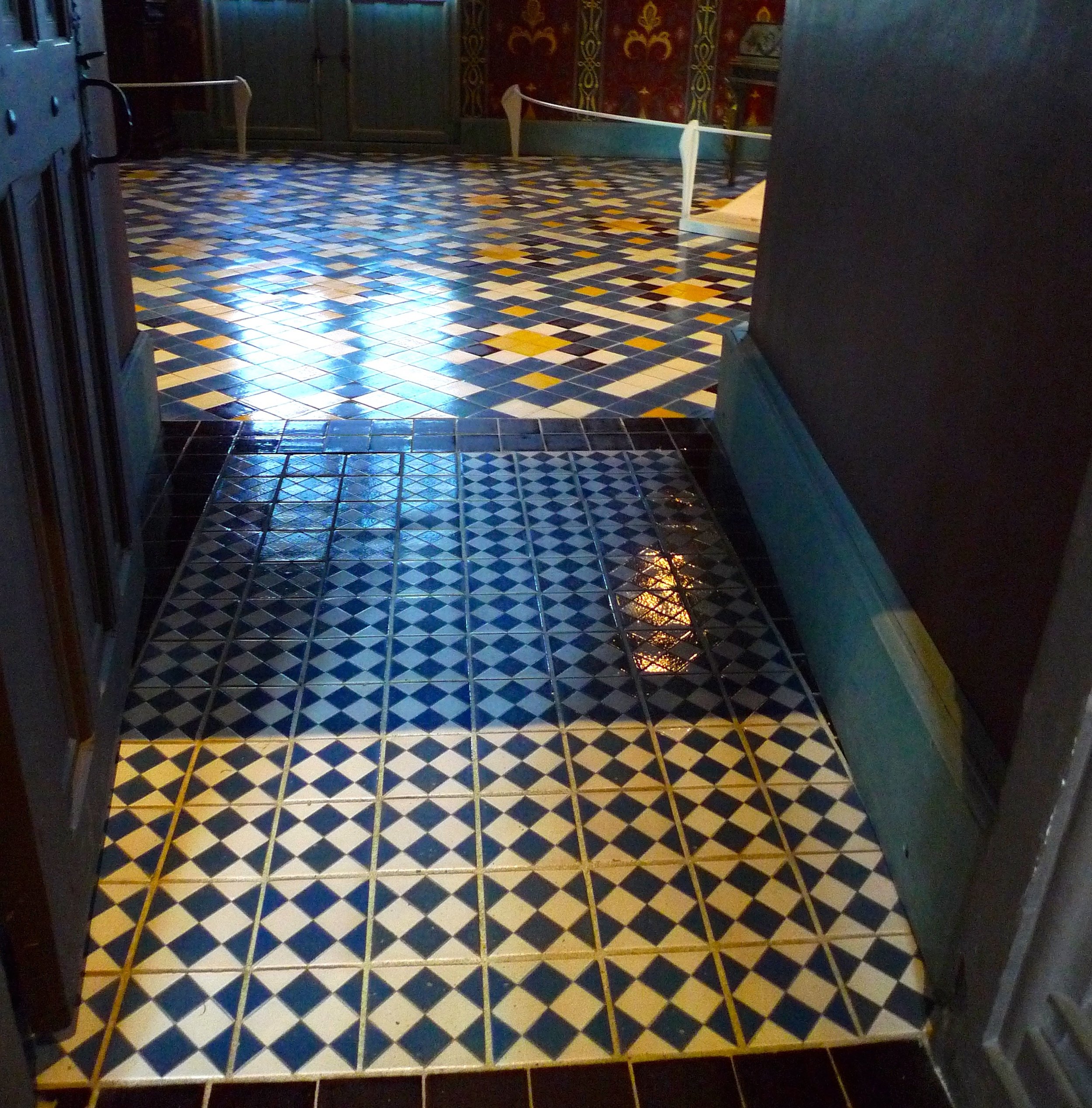 A very fancy - and shiny - tiled floor