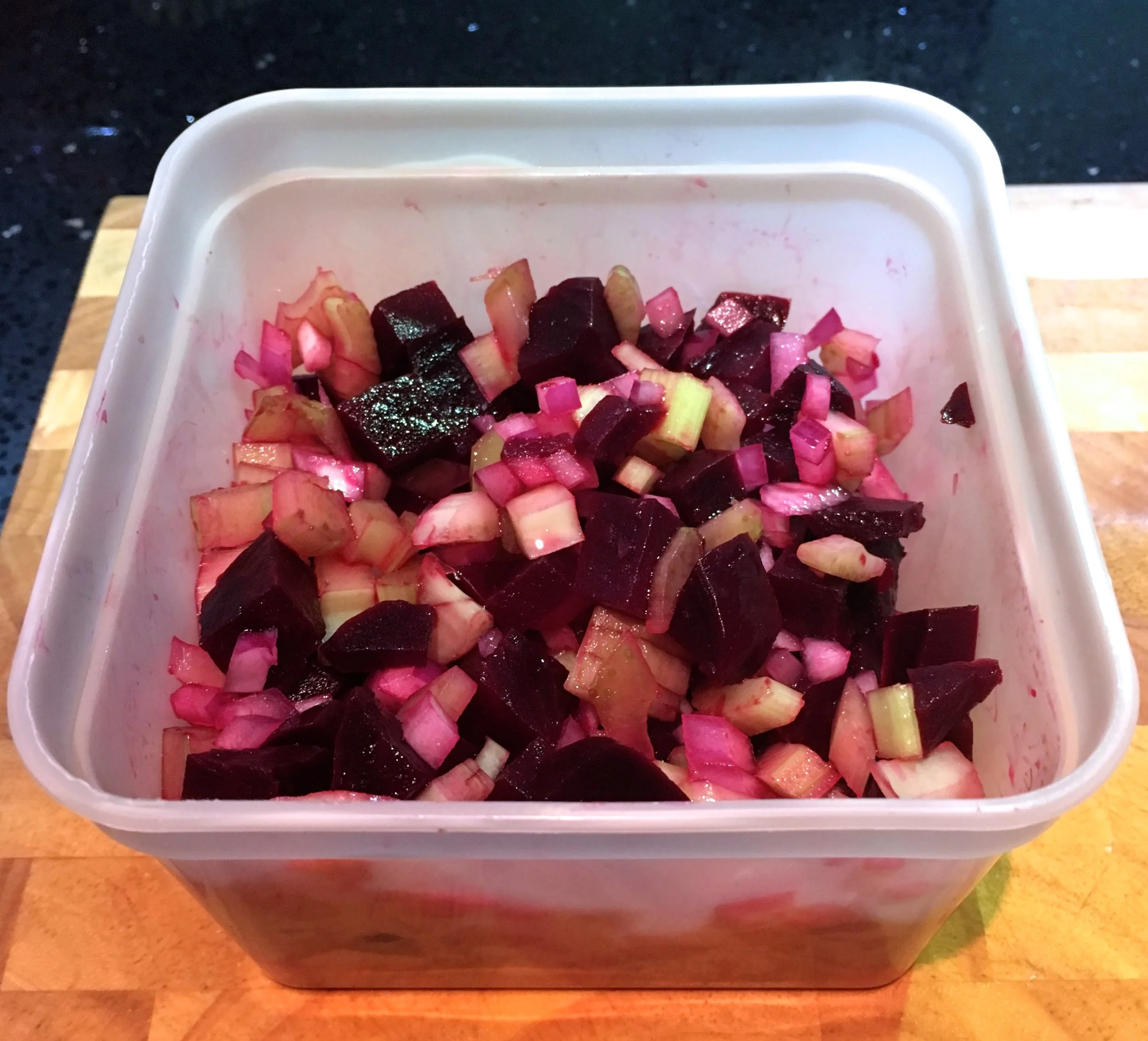 Mix, cover and leave in the fridge overnight