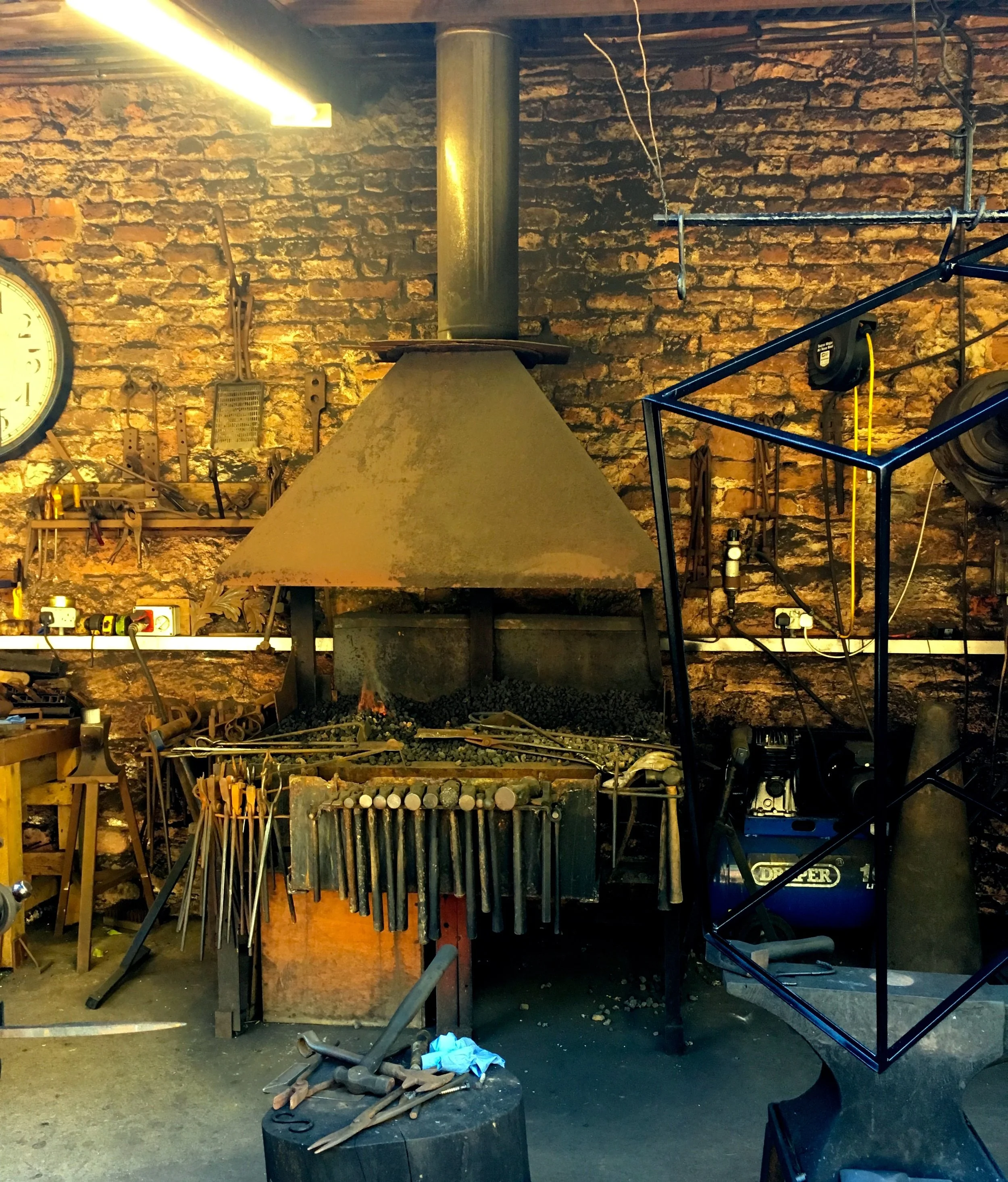 The forge at Cockington Craft studios