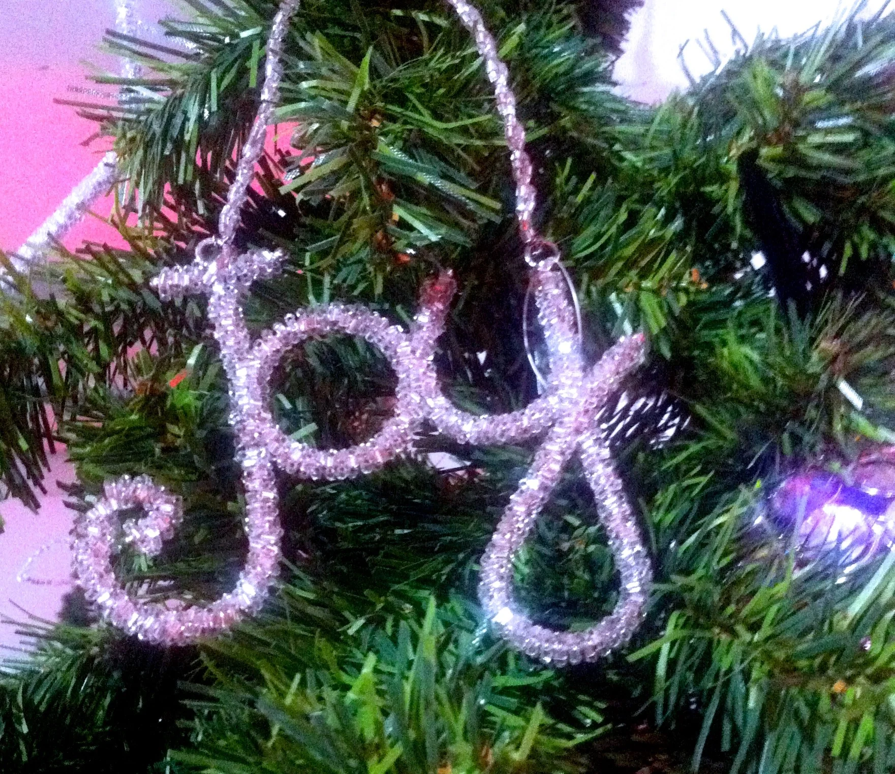 A joy Christmas bauble