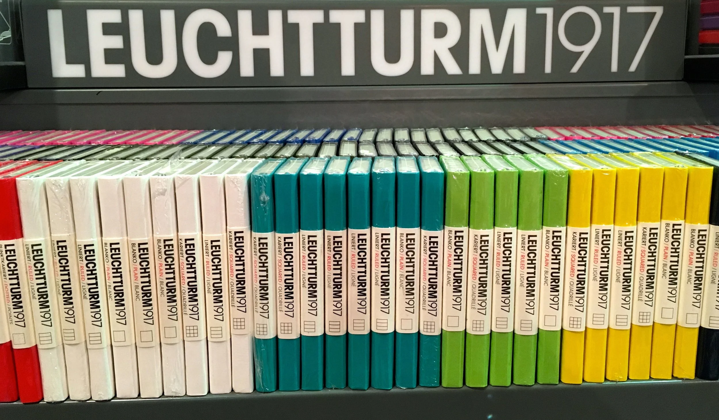 Leuchtturm notebooks in many many colours