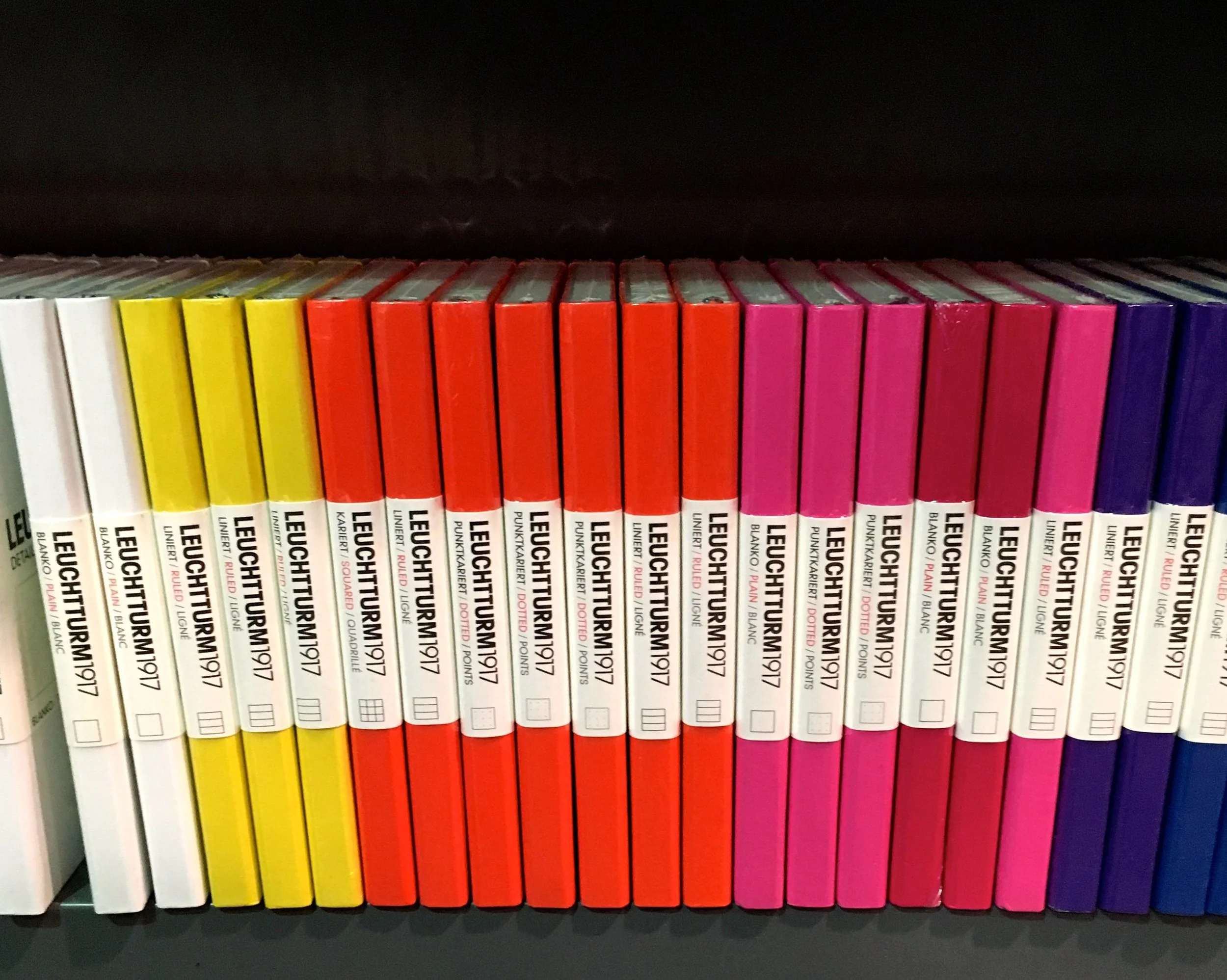 Leuchtturm notebooks in many many colours