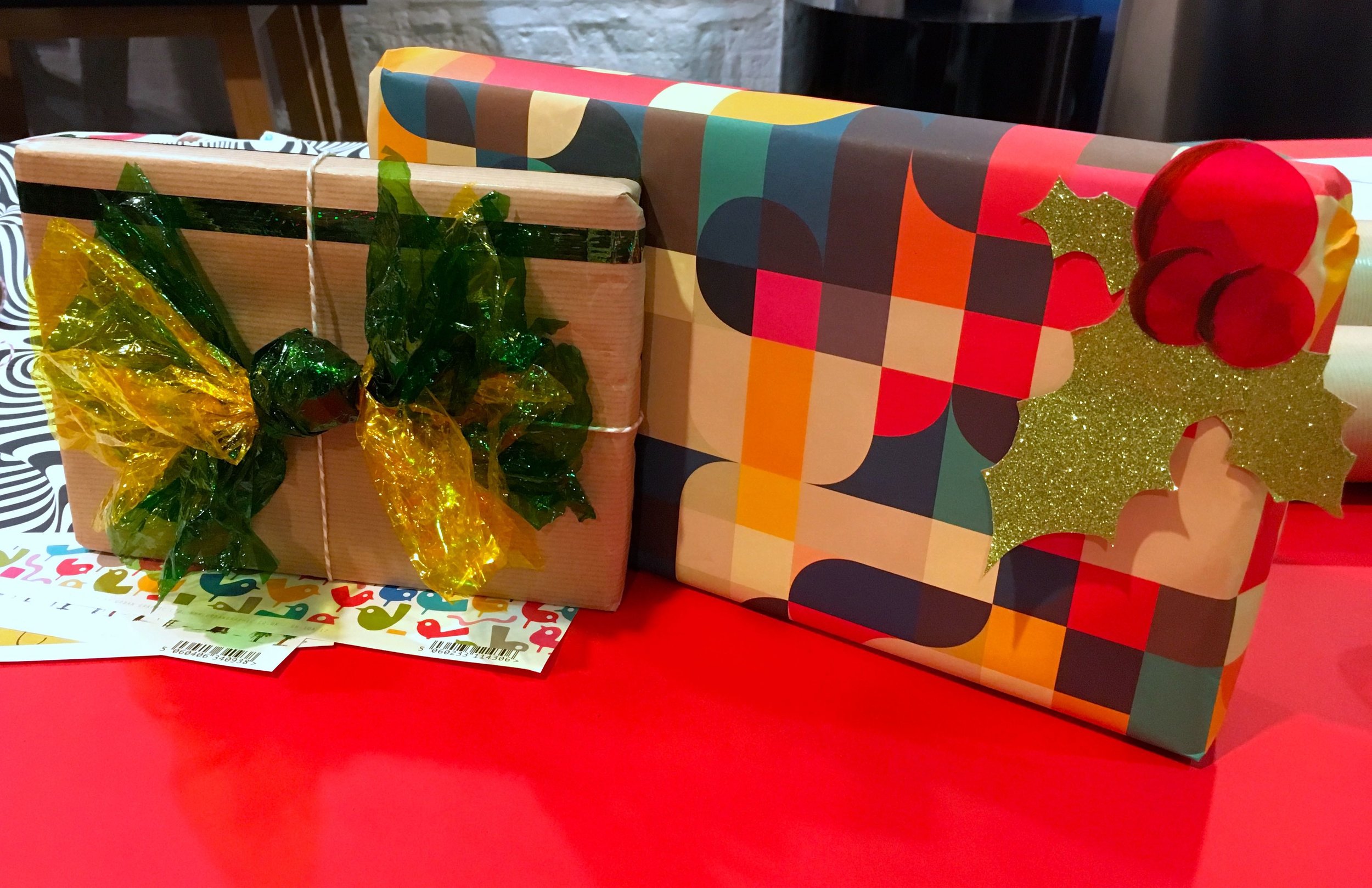 The presents we wrapped as part of the #LGCChristmasWrap