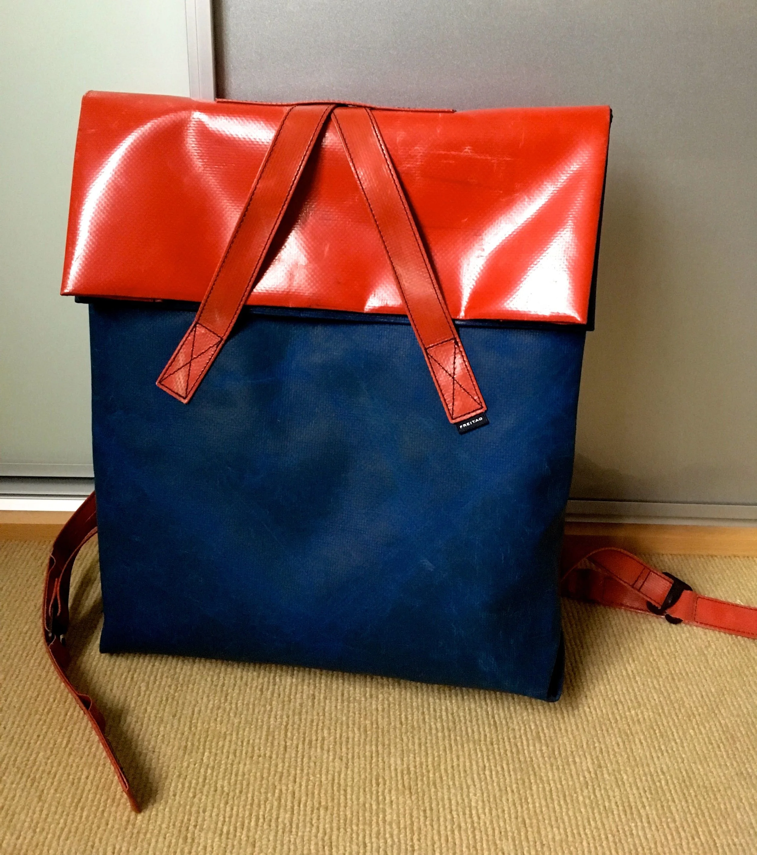 My Christmas present from MOH - a Freitag bag made from tarpaulin