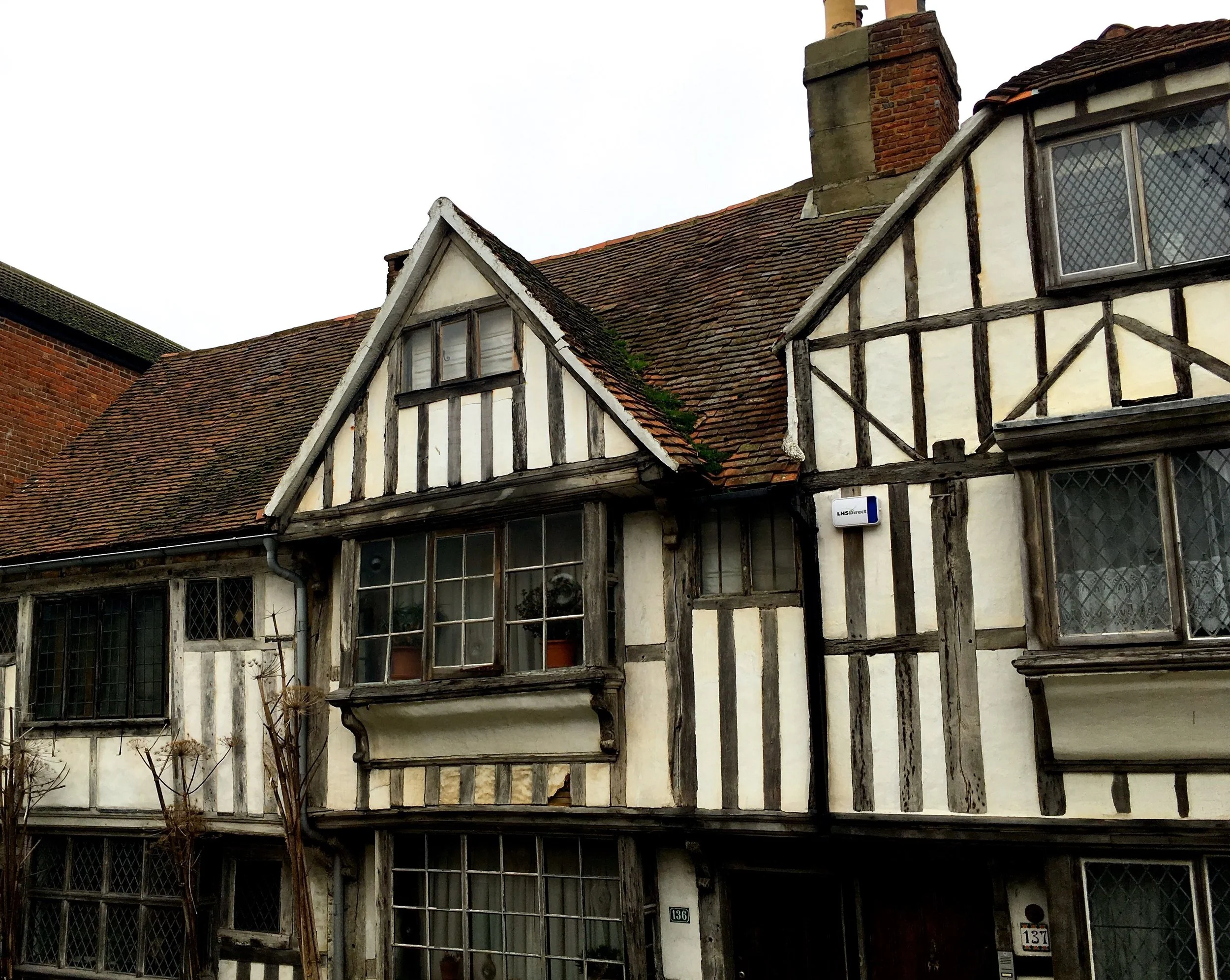 One of the timber framed buildings completely fascinated me