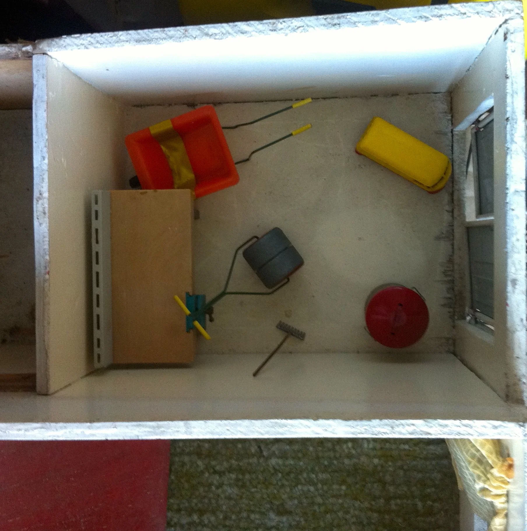 AND I REALLY DID TIDY THE GARAGE