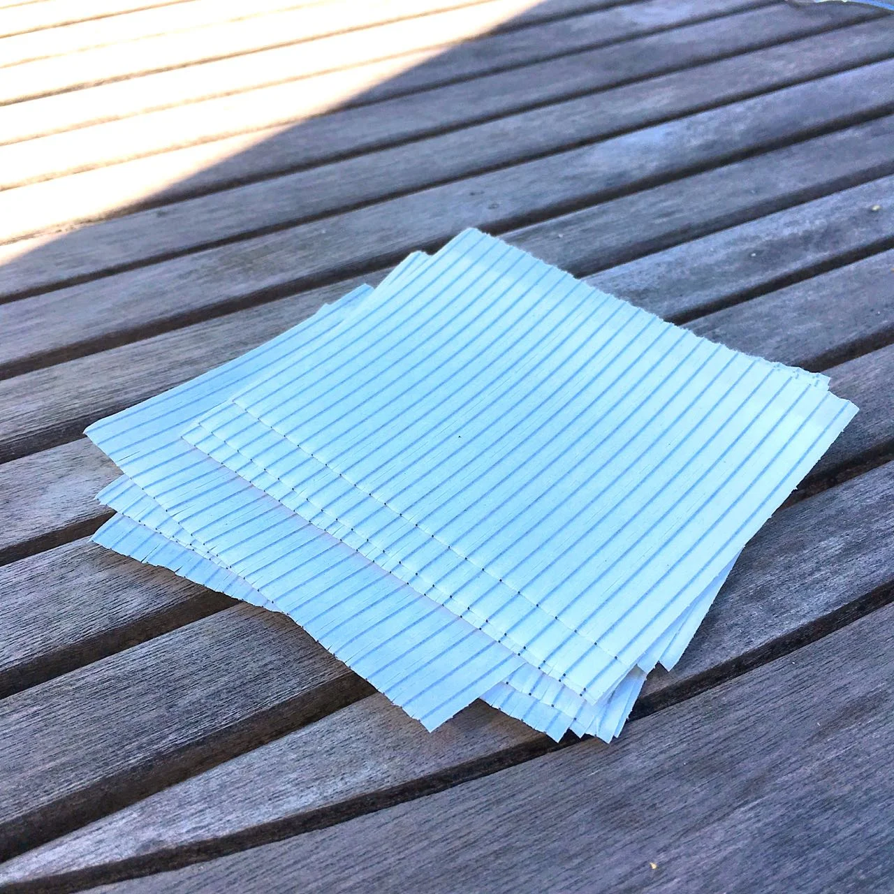 The essential ingredient for us was these simple freezer bag ties!