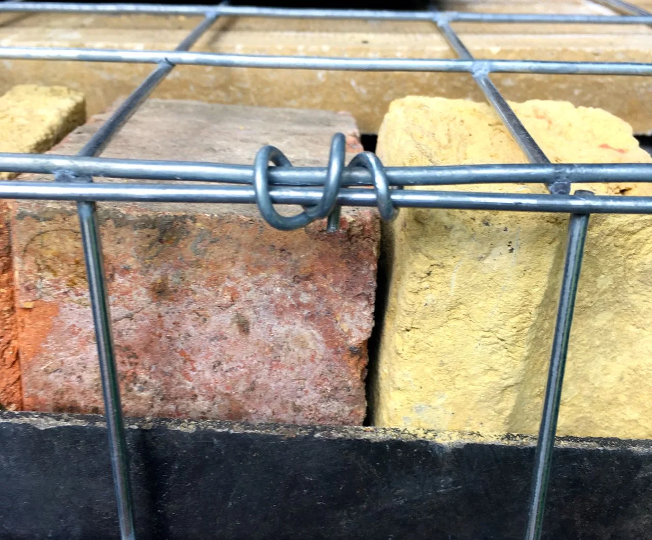 Filling our gabion baskets