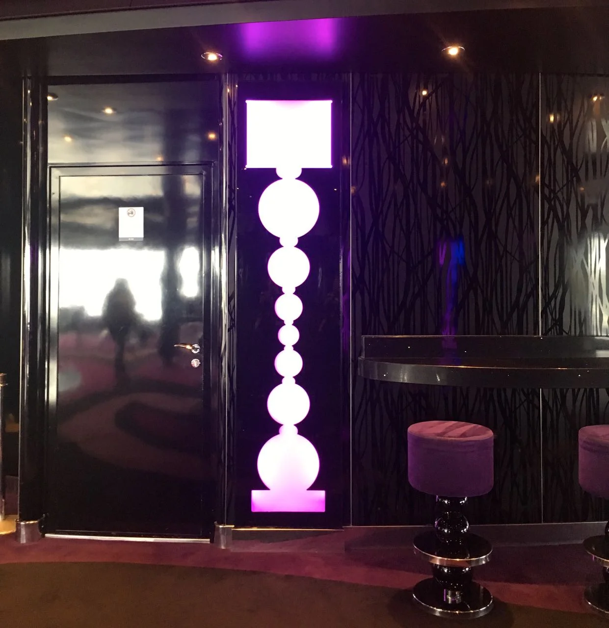 I loved this light cut out on the MSC Preziosa
