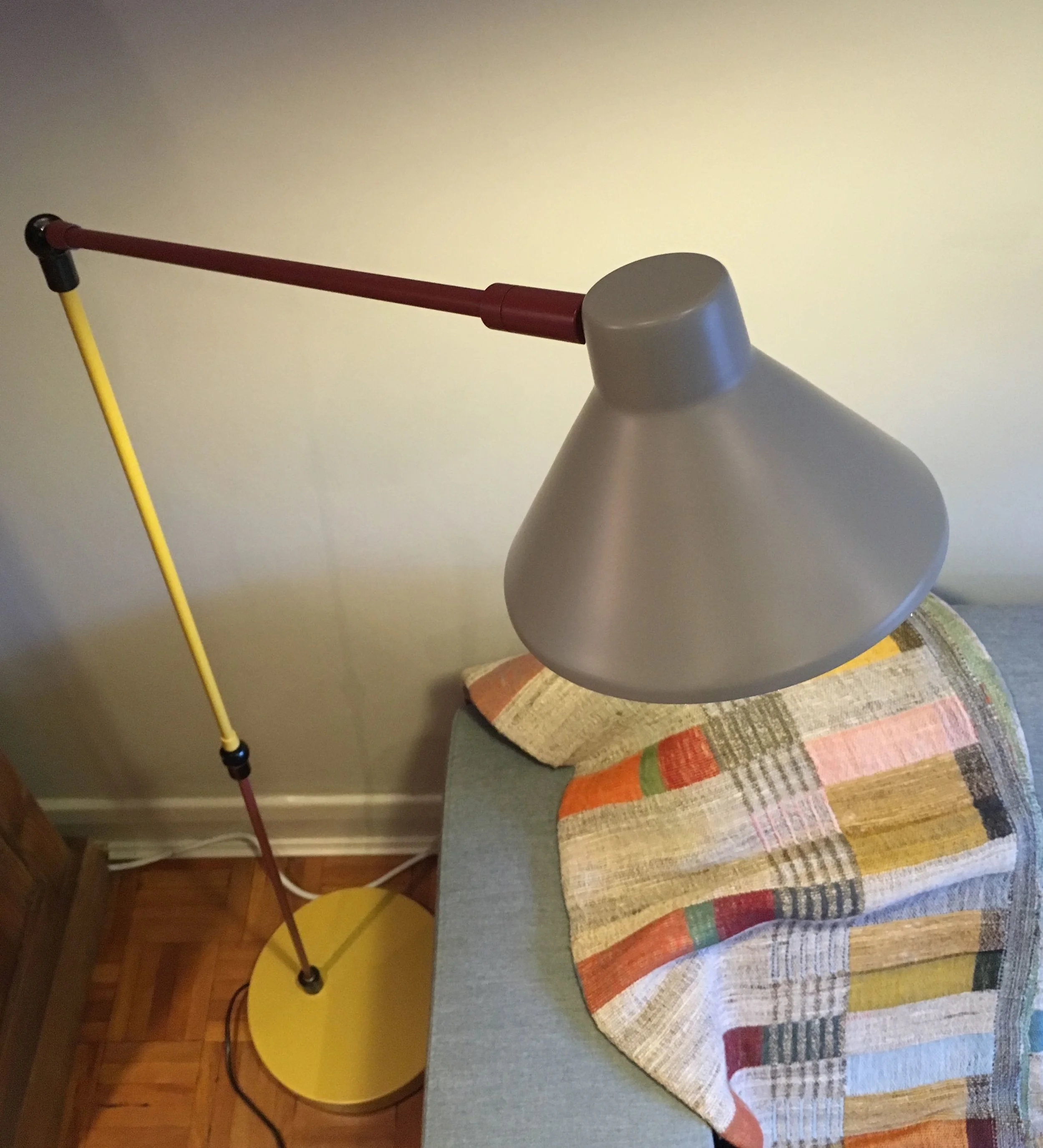 Adjusting my multicoloured Bobby light by Habitat