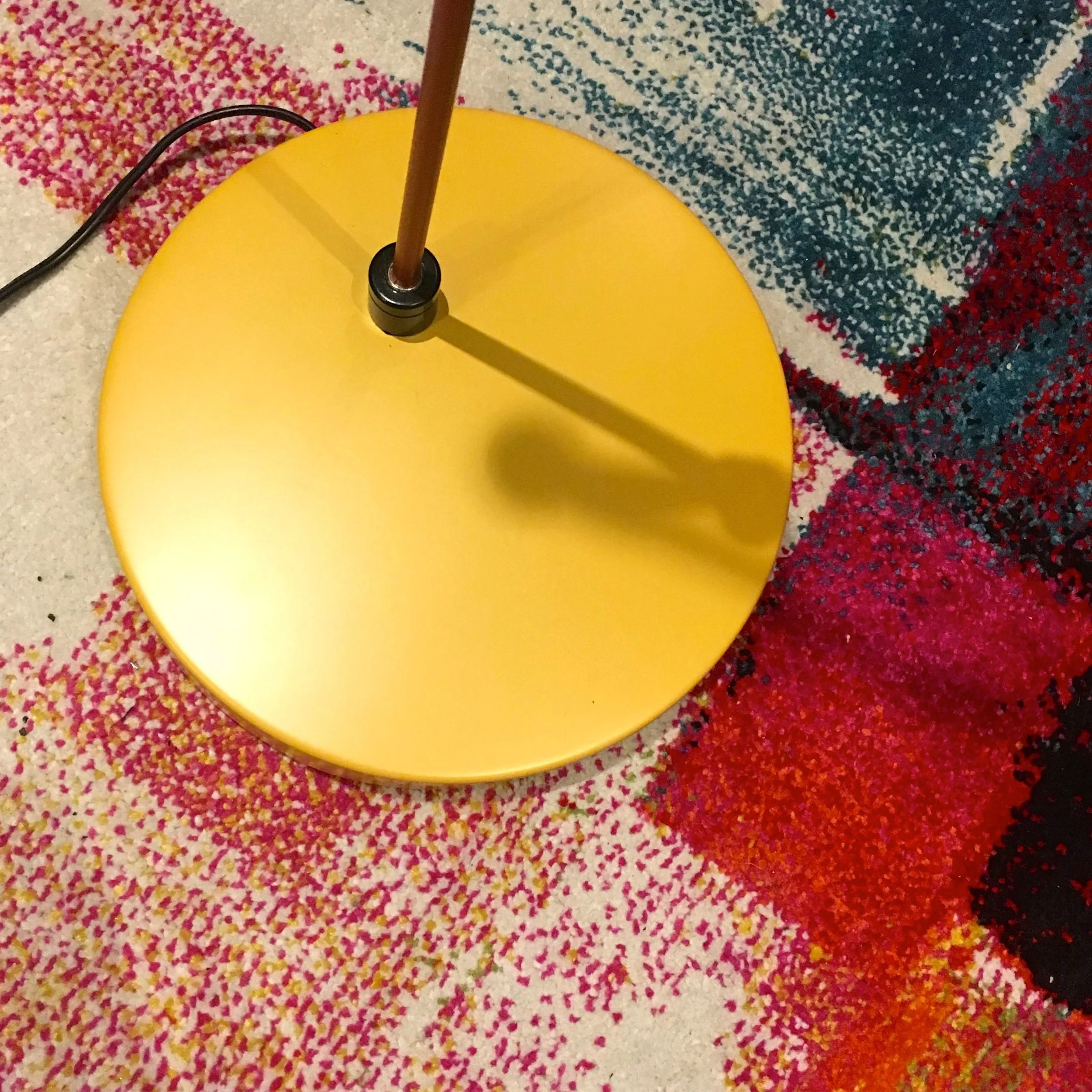 A closer look at the base of my Bobby light