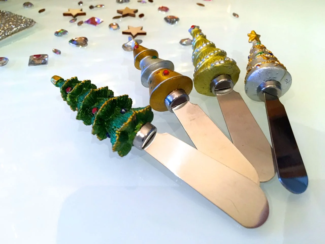 Christmas spreaders in my Homesense hamper