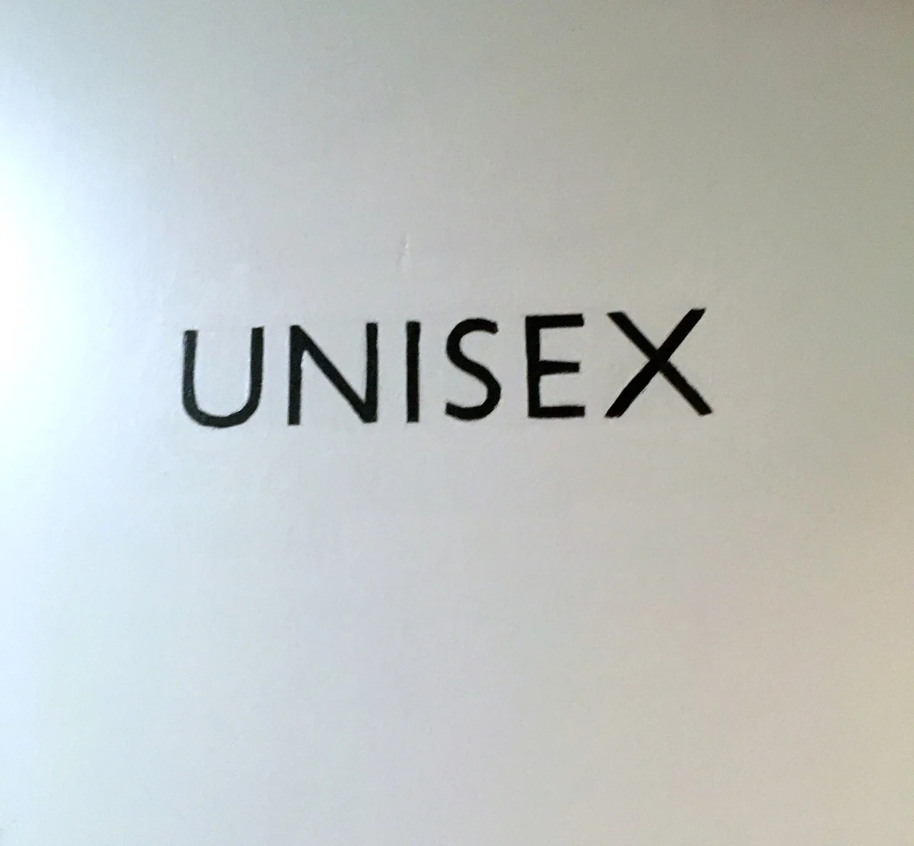 unisex loos at Flat Iron in Denmark Street