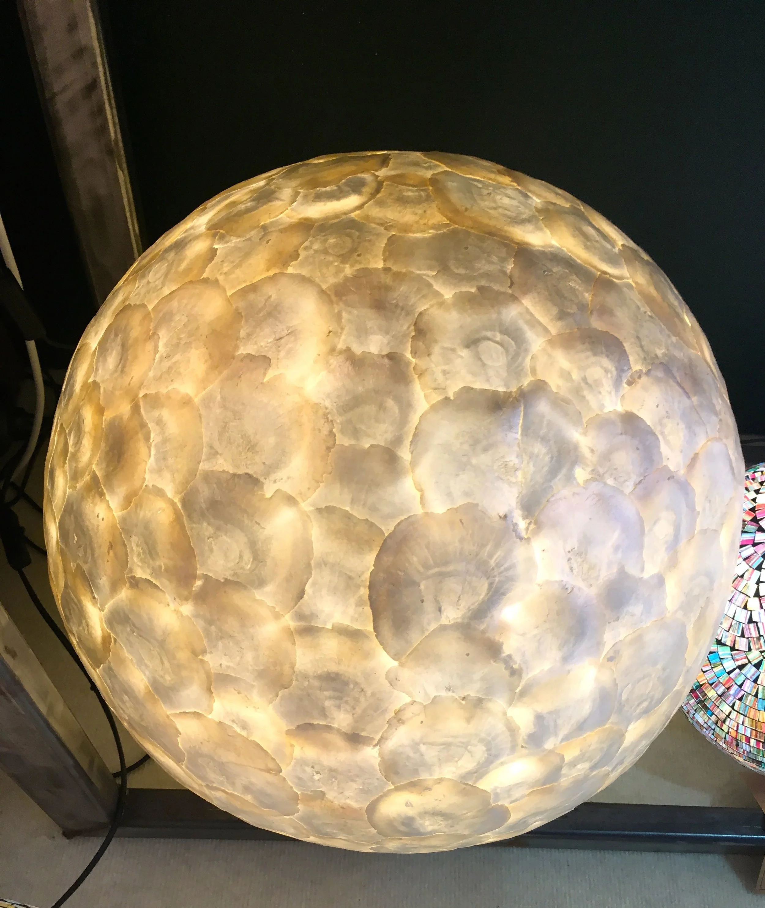 Beautiful indonesian lights at the Ideal Home Show