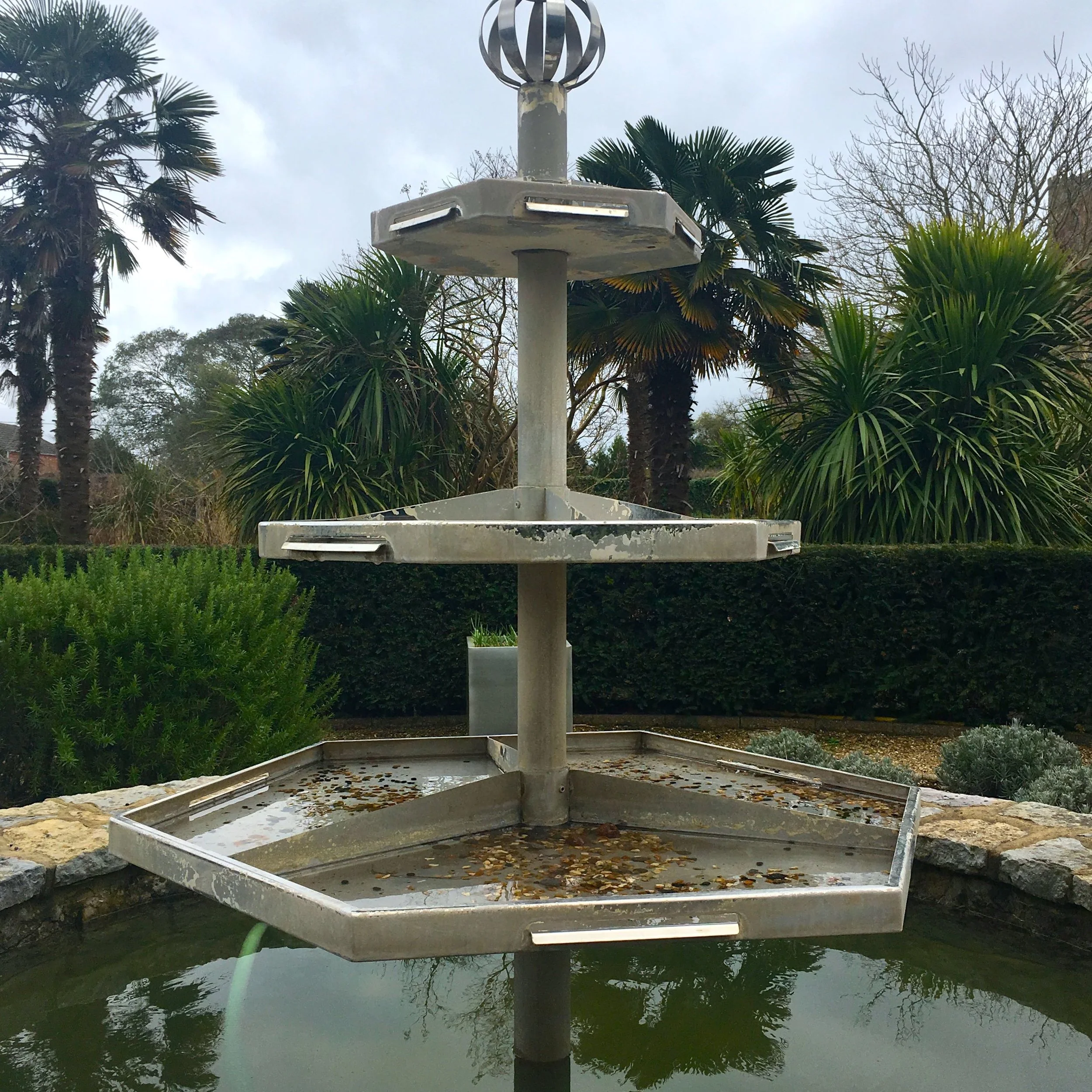 THE BLUE GARDEN WATER FEATURE