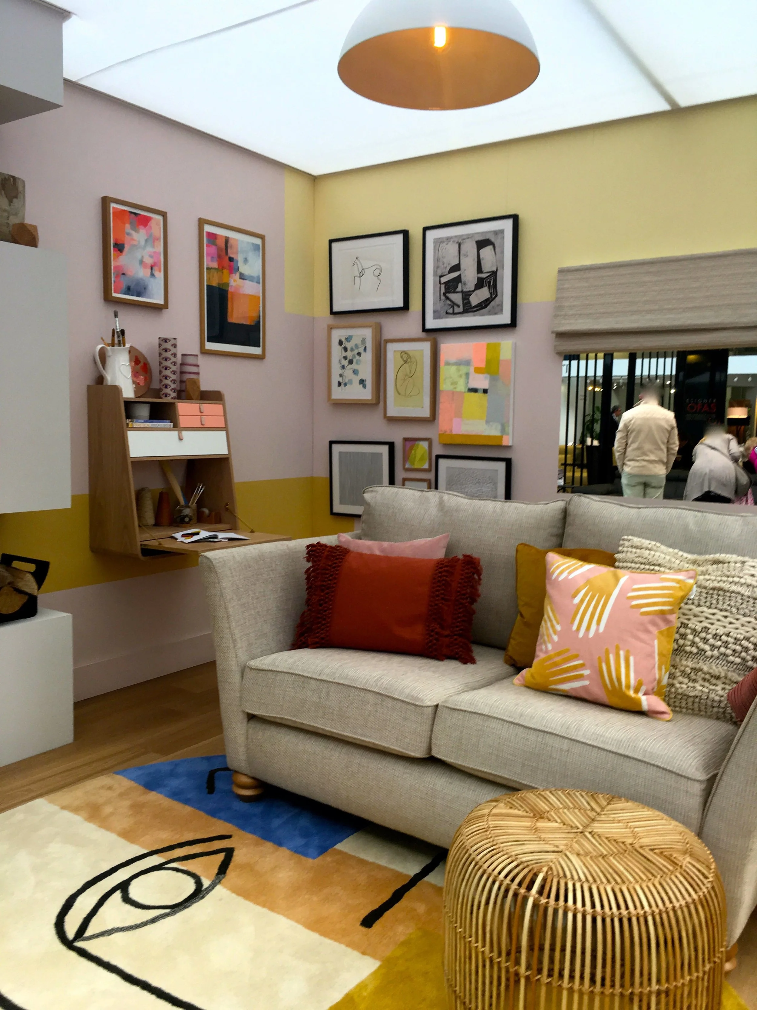 a look at the family room at this year's ideal home show