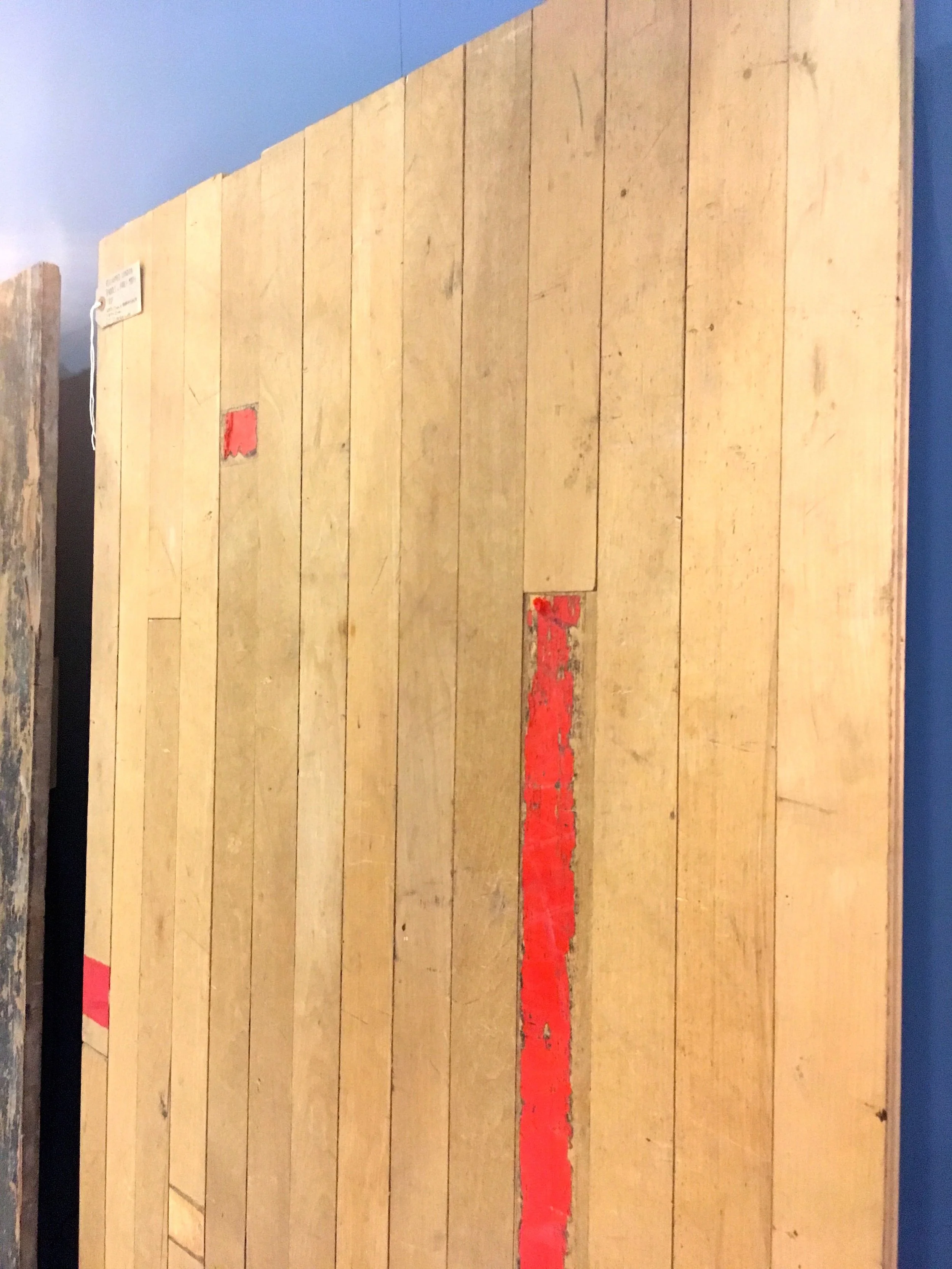 a gymnasium flooring