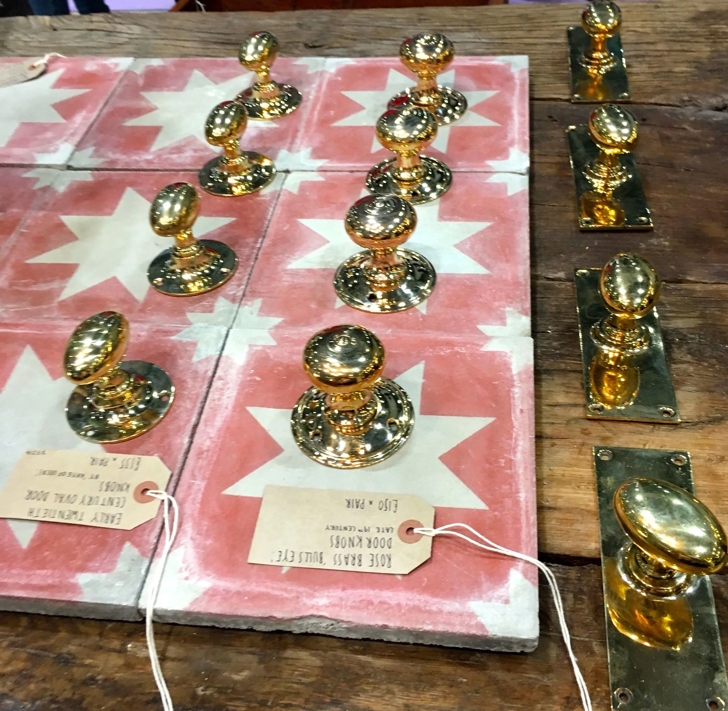 brass door knobs