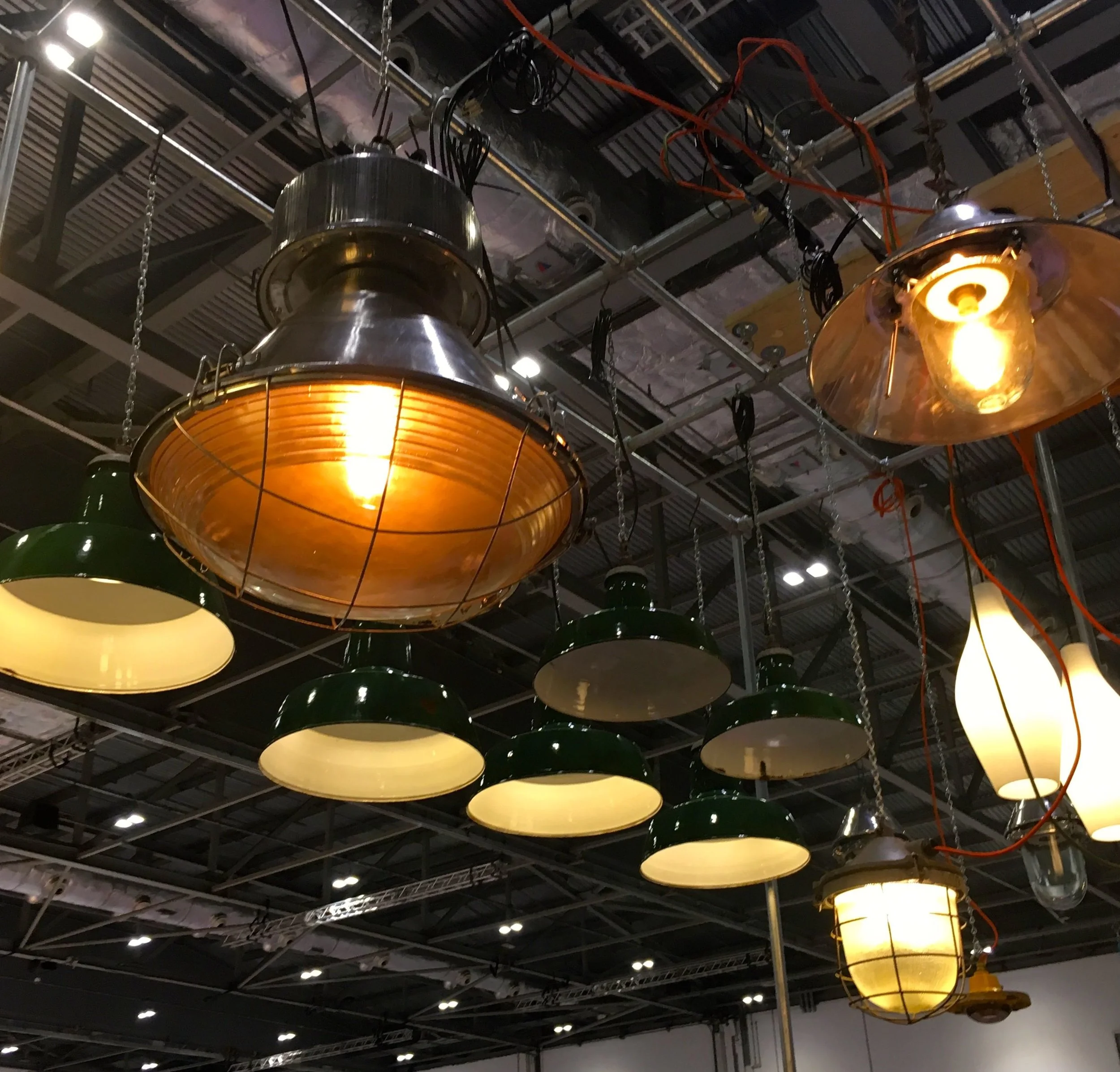 industrial lighting at Grand Designs Live