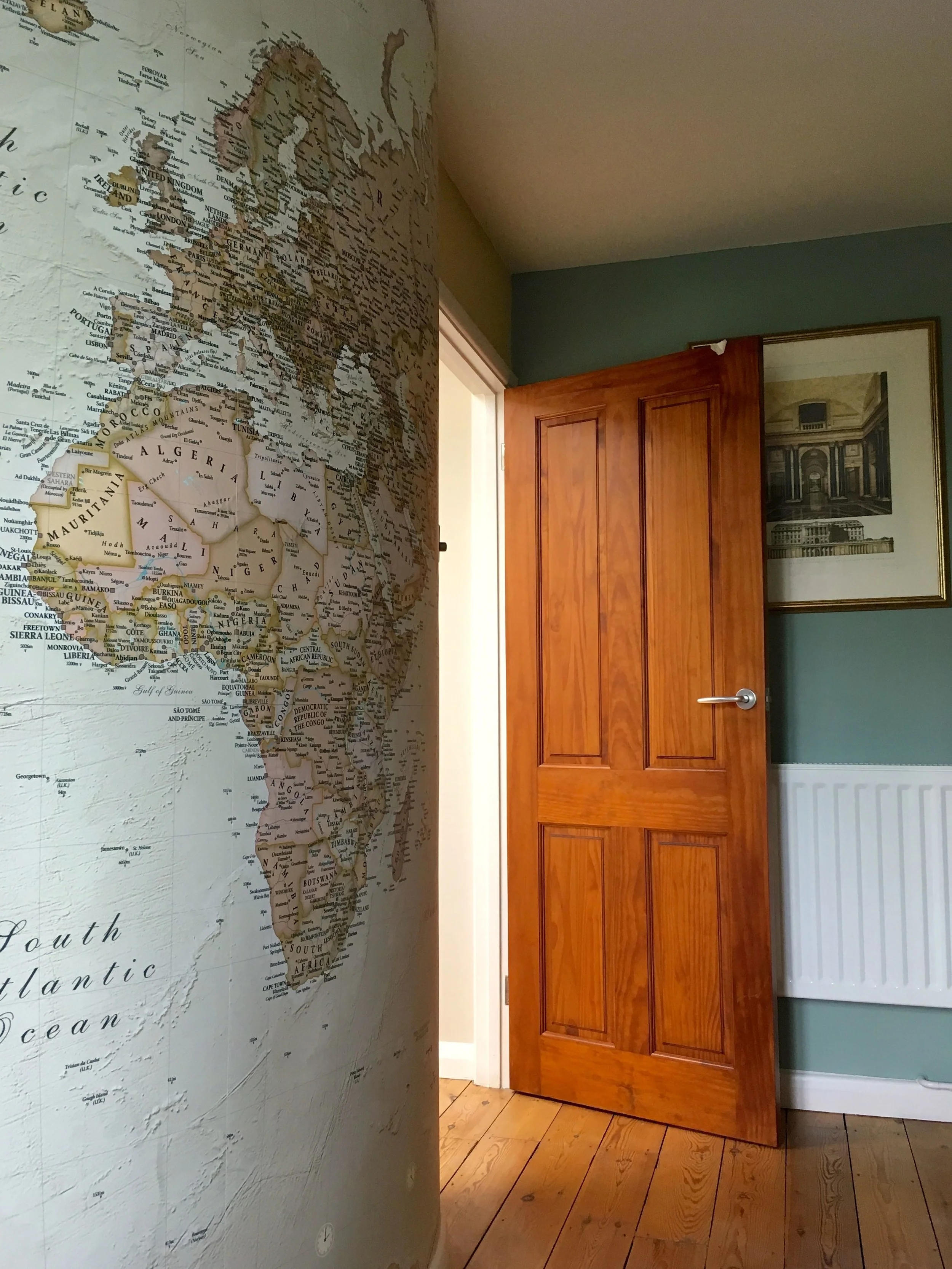A map on my wall