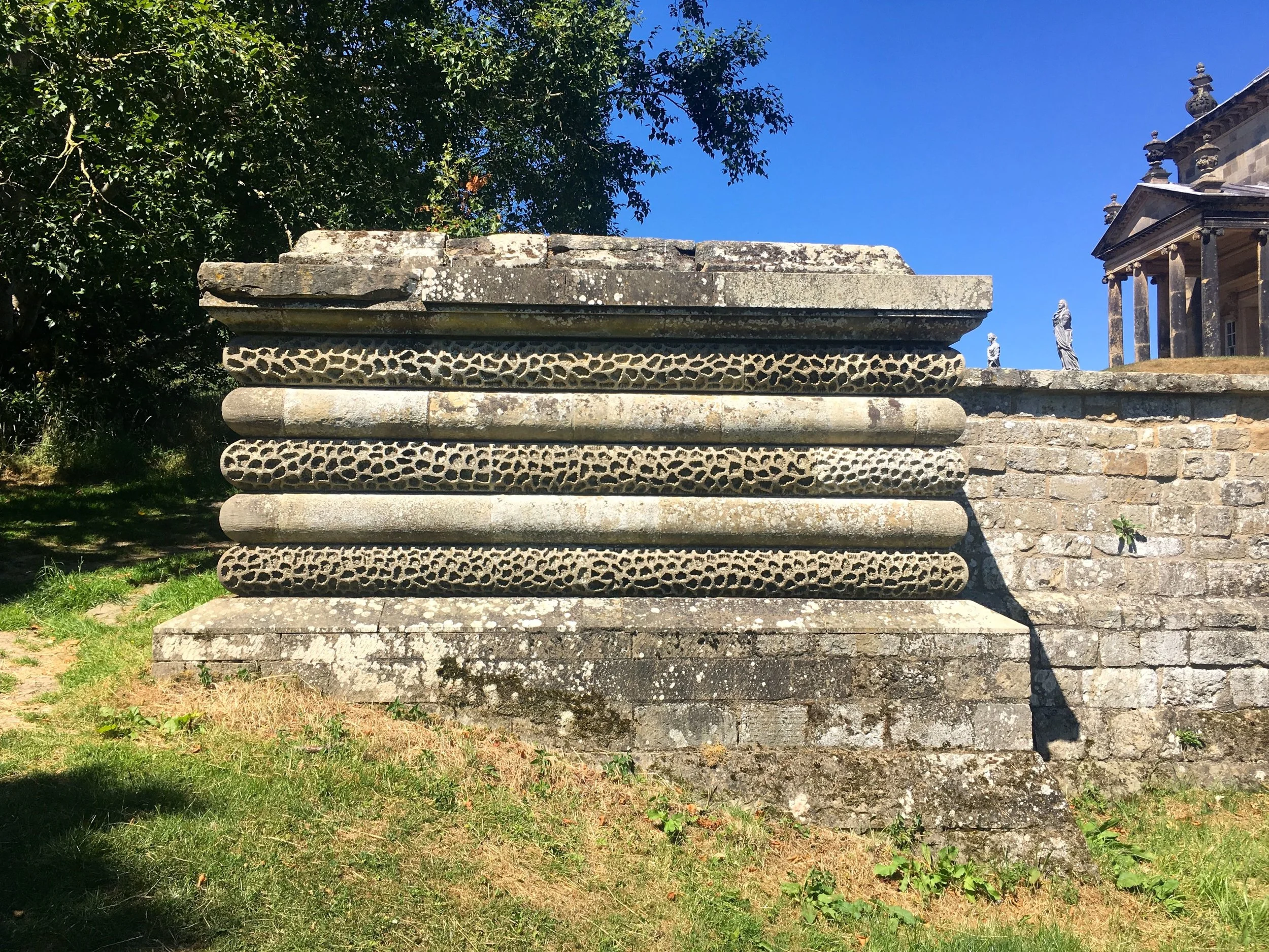 Stonework and blue skies in Yorkshire