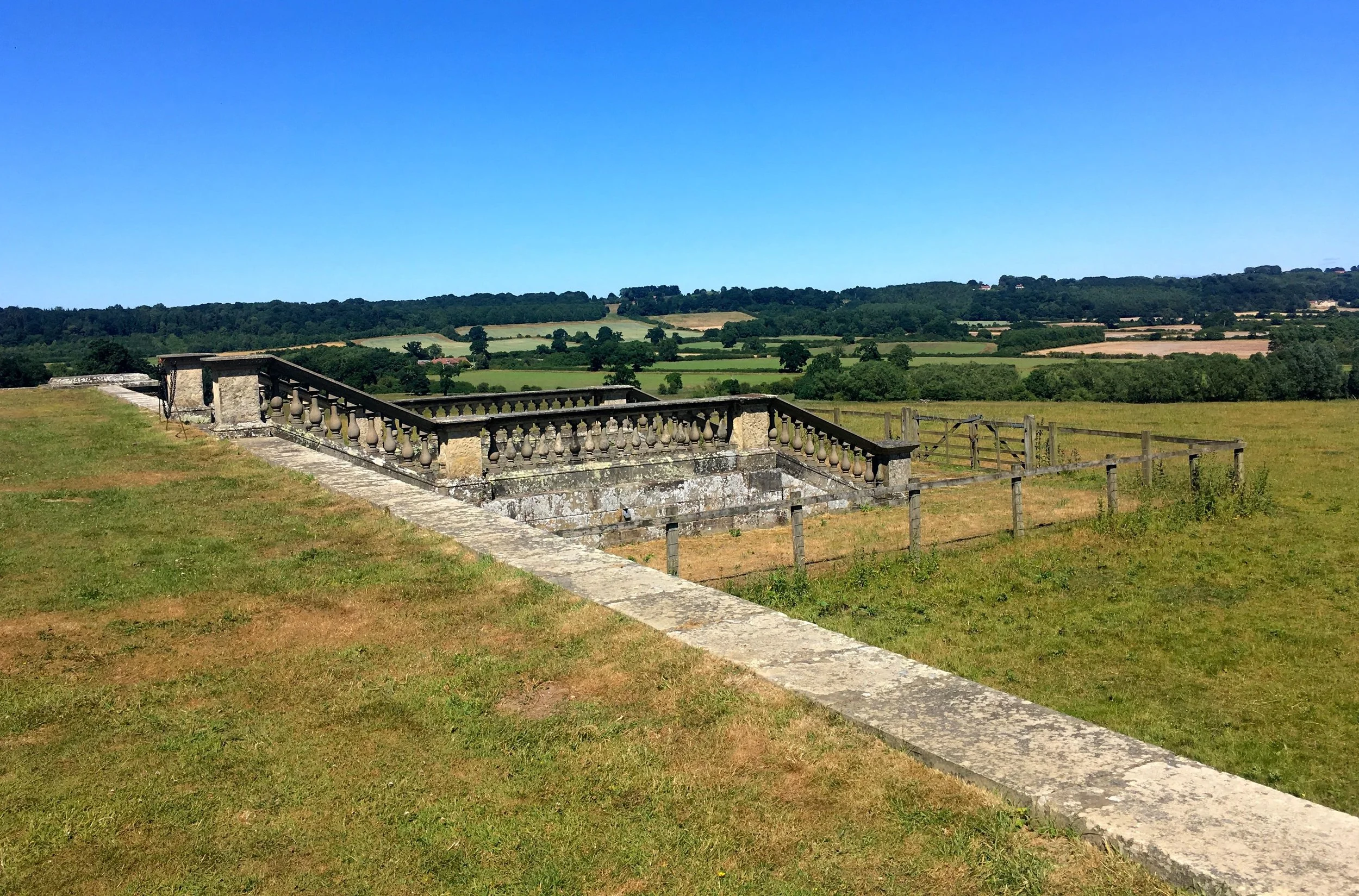 Looking over the Yorkshire countryside