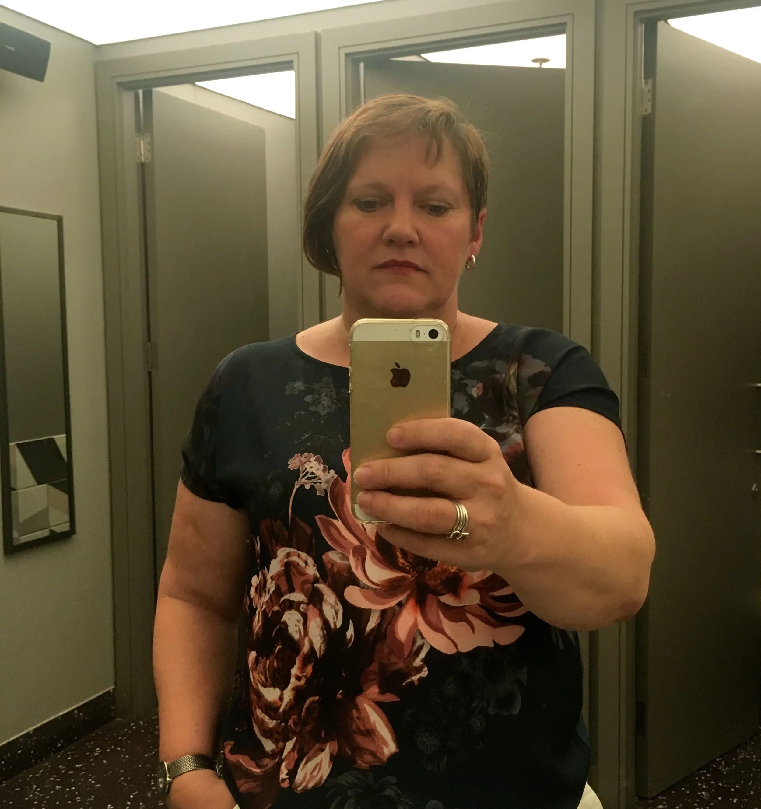 admiring the surroundings