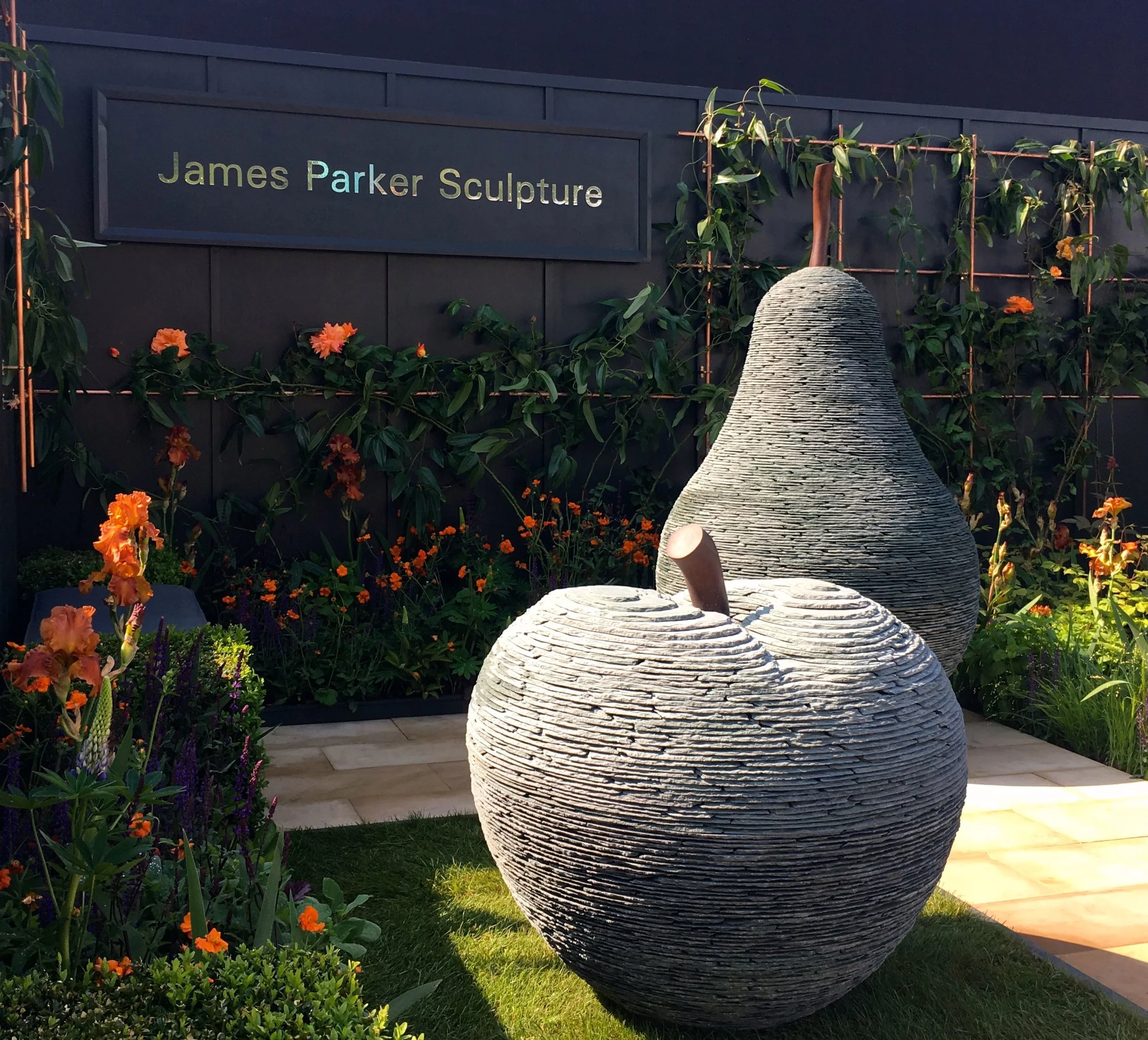 Apple and pear sculptures — Bosworth Life