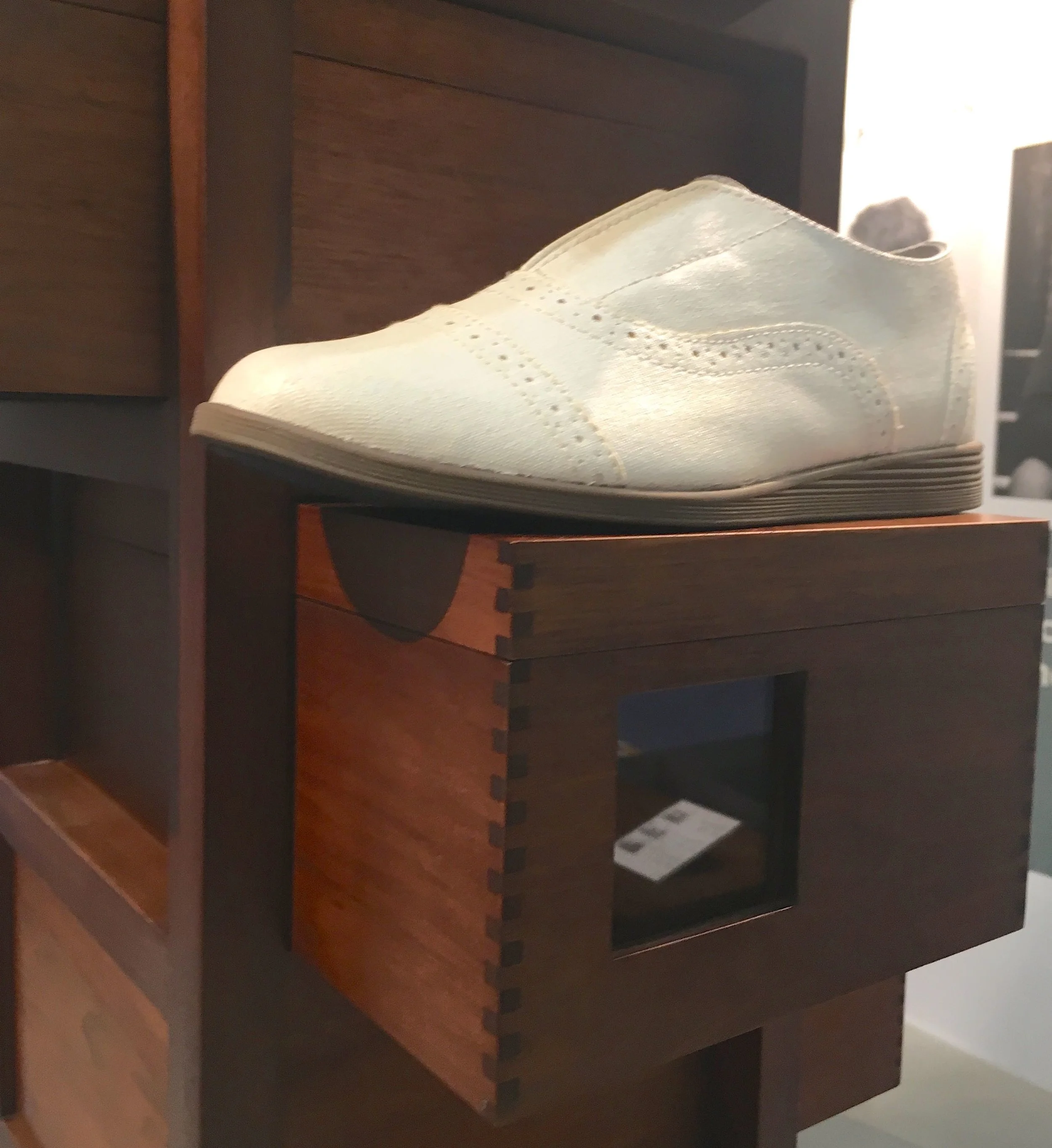 Nifty shoe storage at Grand Designs Live