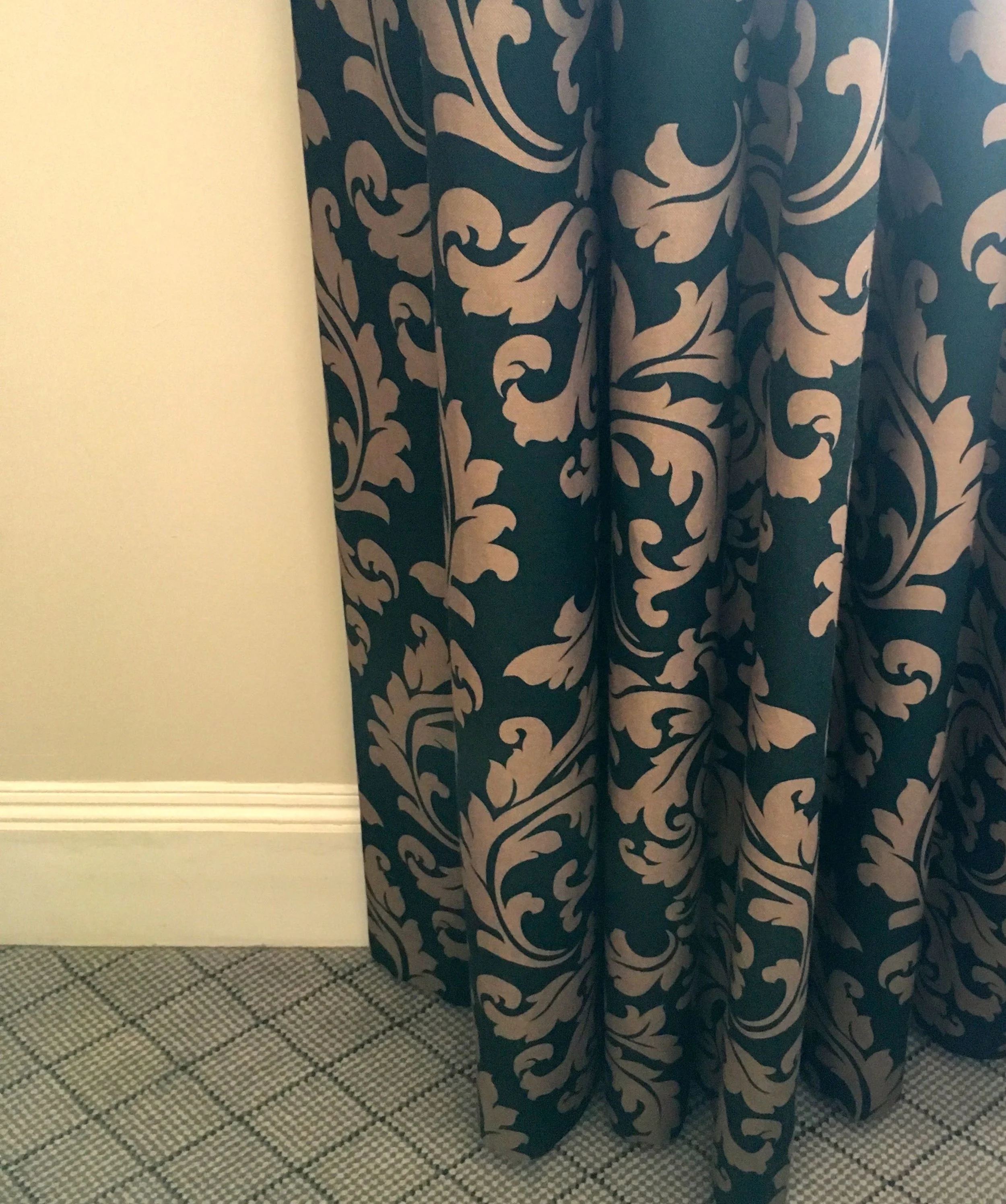 Gorgeous floor length curtains