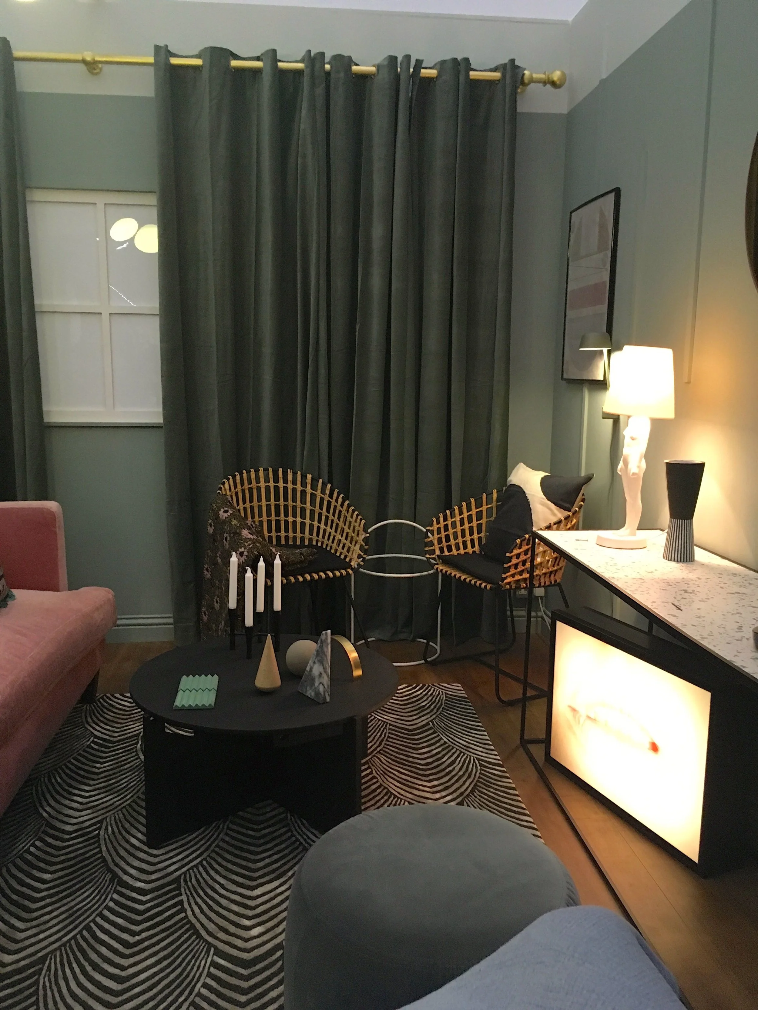 soft furnishings in the lounge at grand designs live