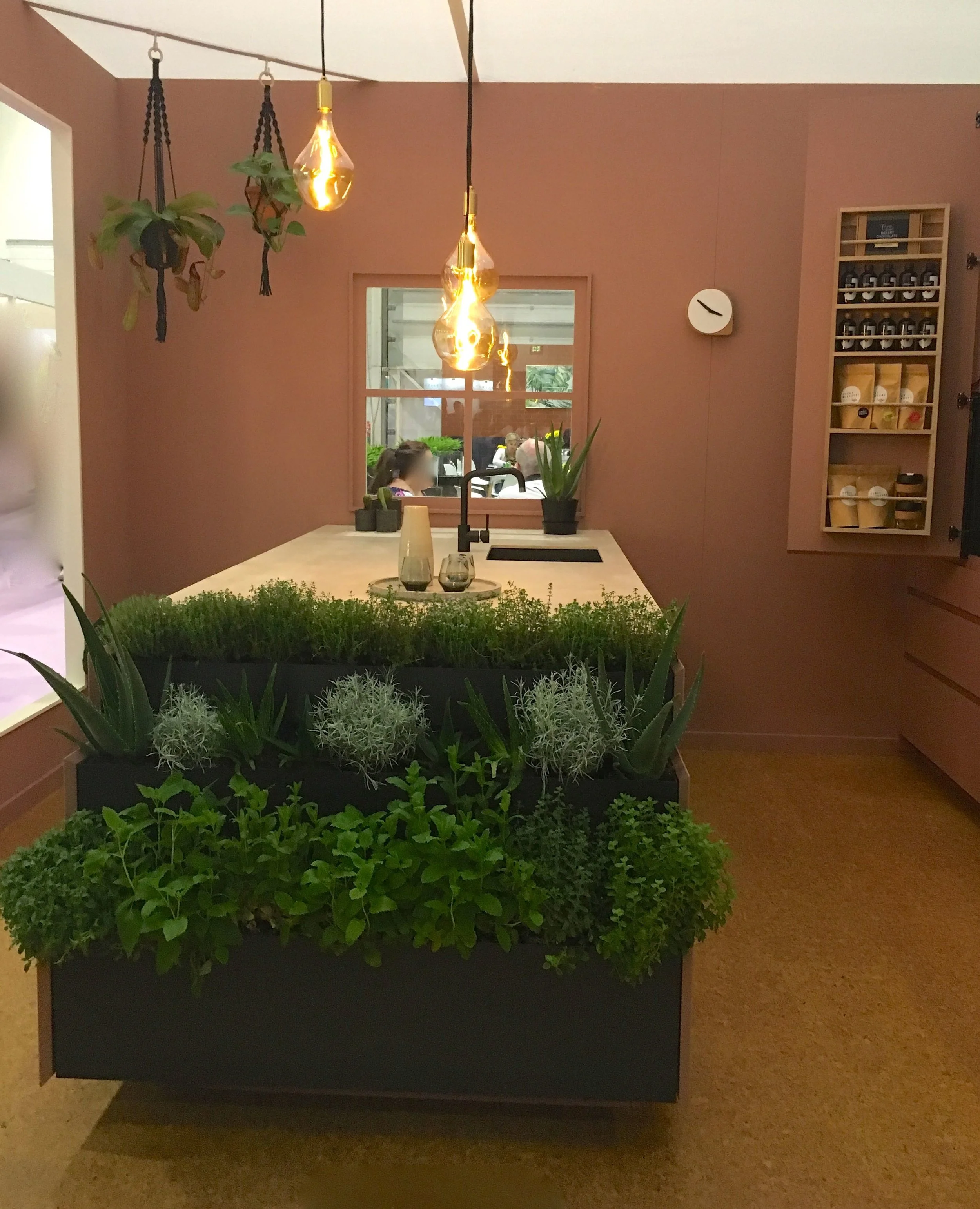 Herbs at hand in this roomset at Grand Designs Live