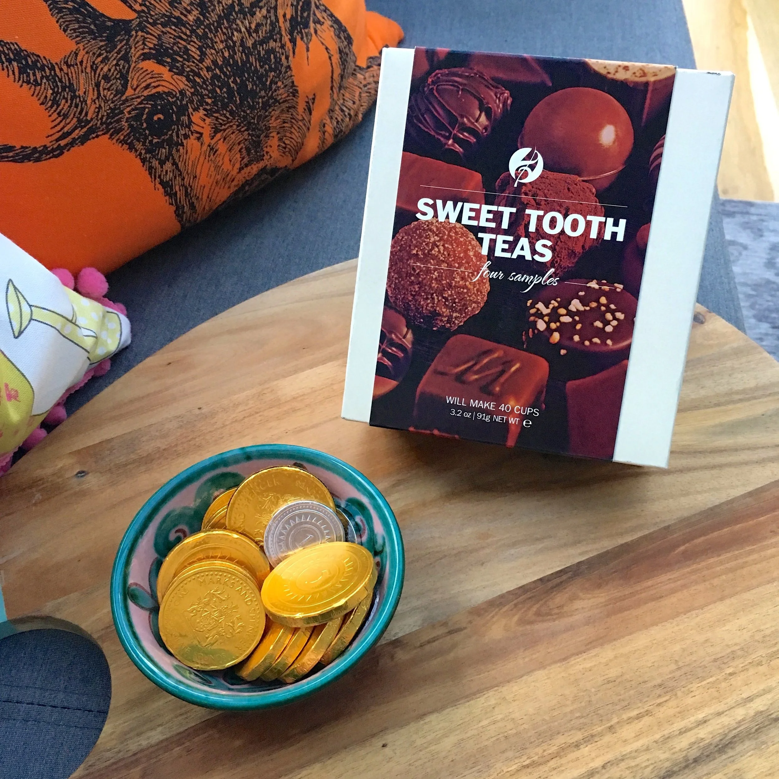 SWEET TOOTH TEAS INCLUDES: CARAMEL, CREAM, TIGER EYE AND CHOCOLATE CHIP TEAS