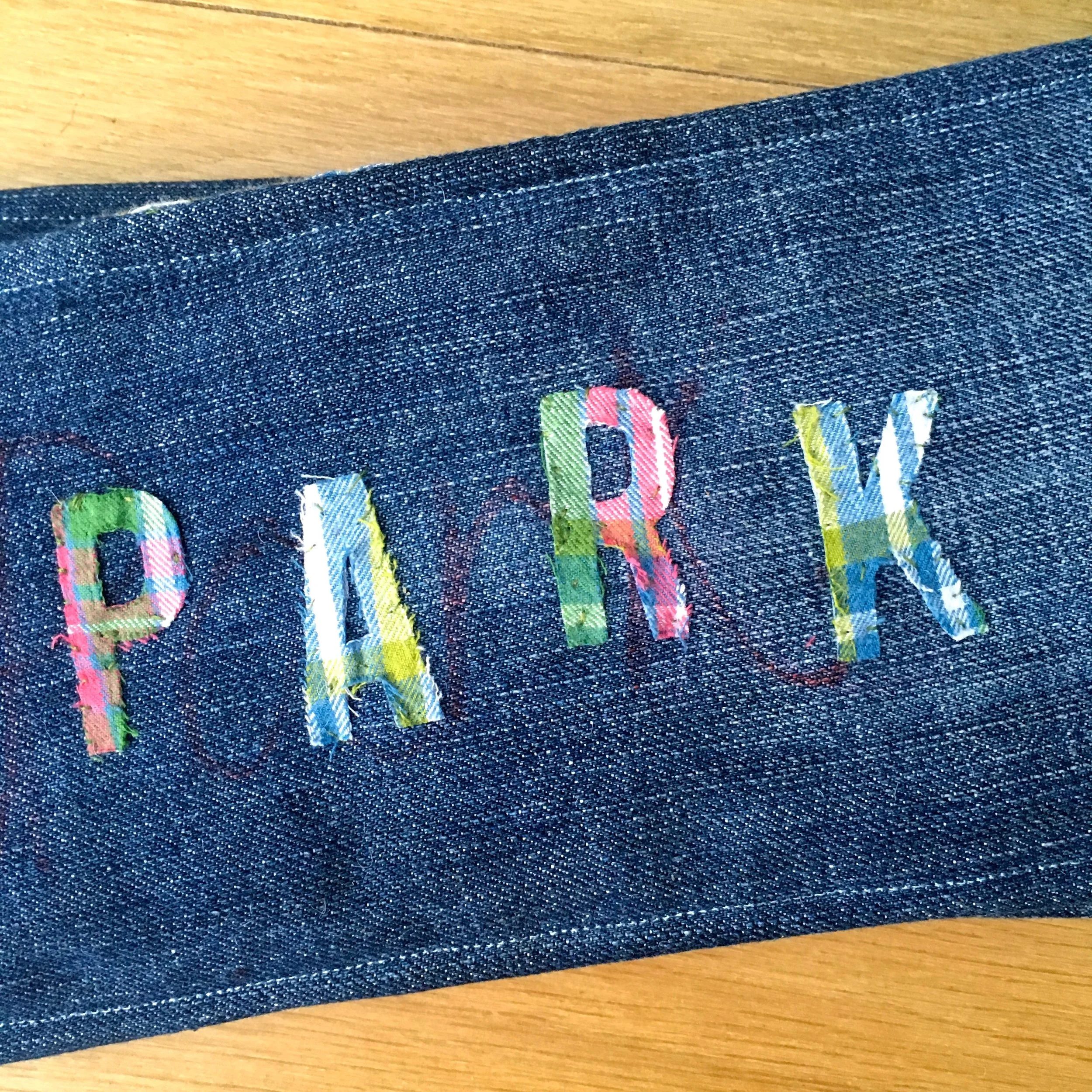 APPLIQUED LETTERING