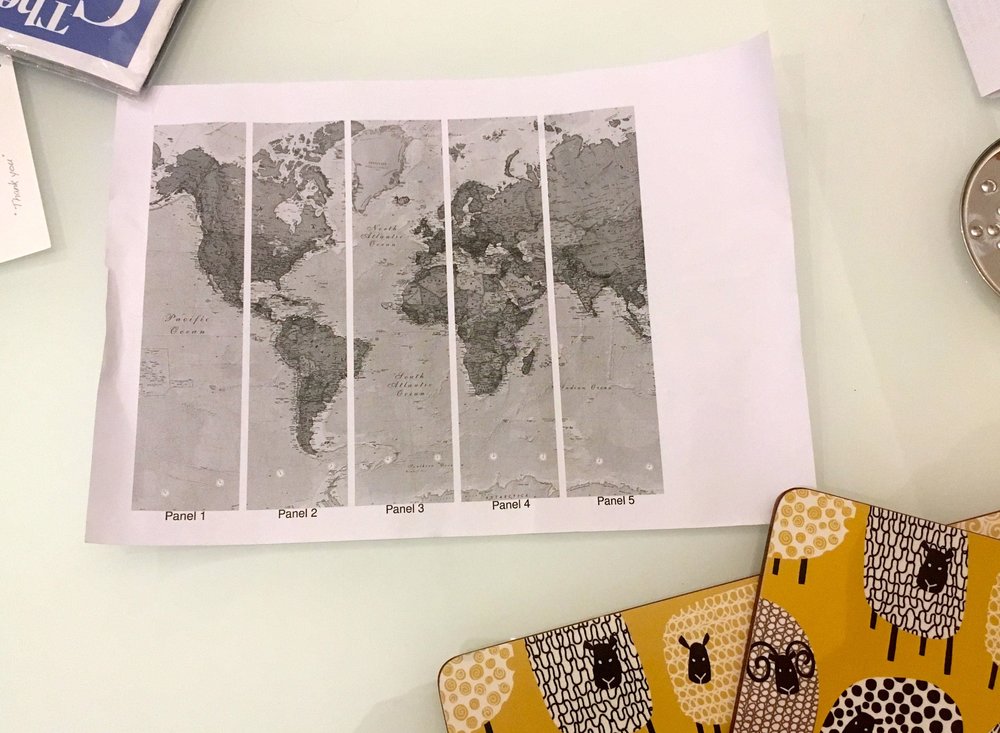 JUNE: A MAP ON MY WALL