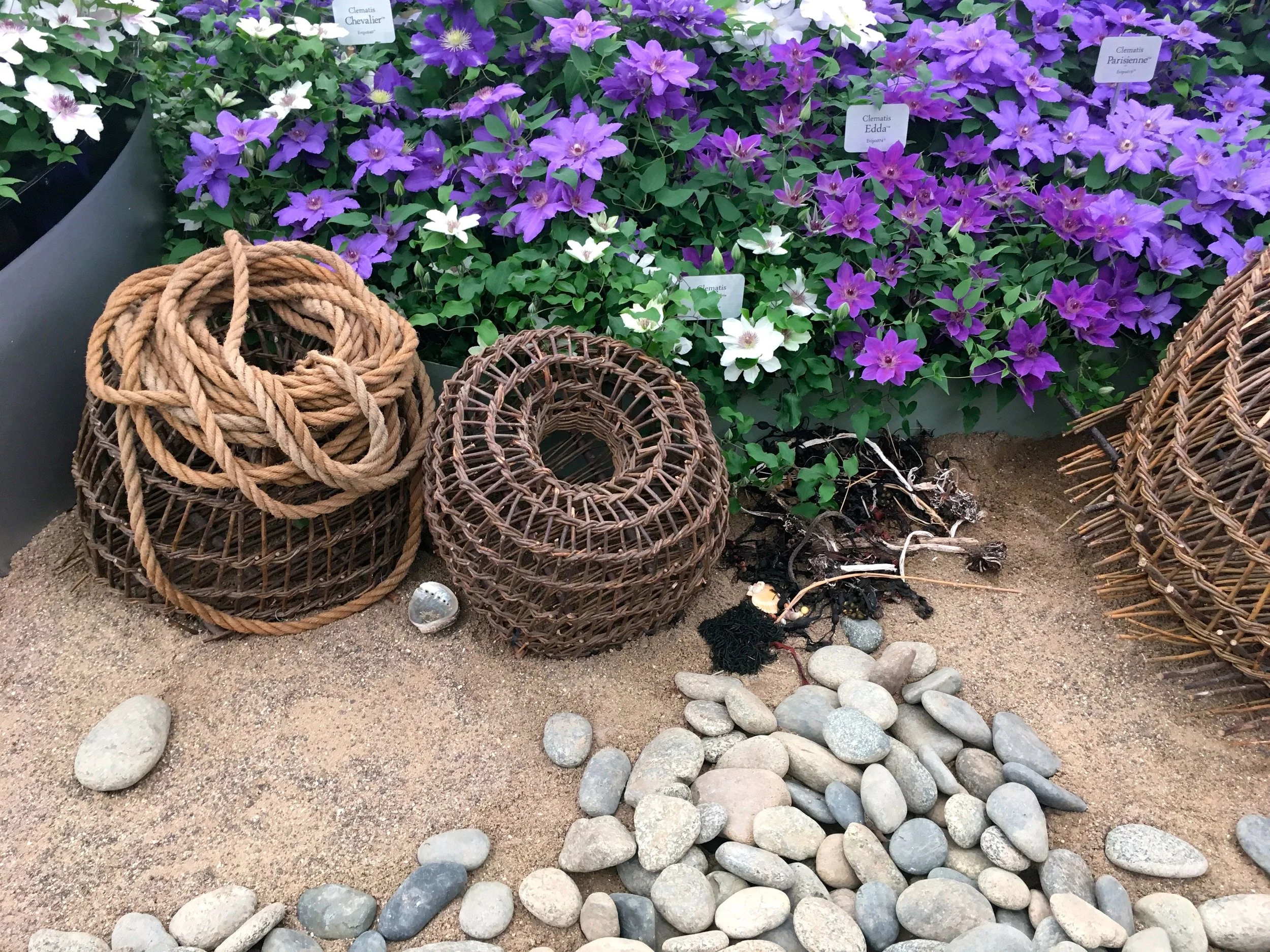 The beach theme continued throughout the display