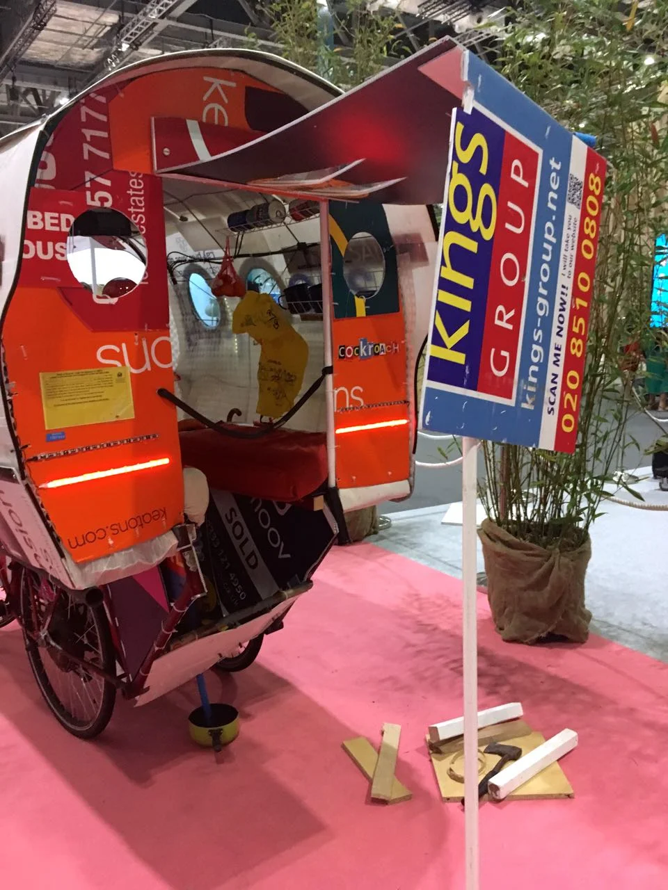 The cockroach at Grand Designs Live