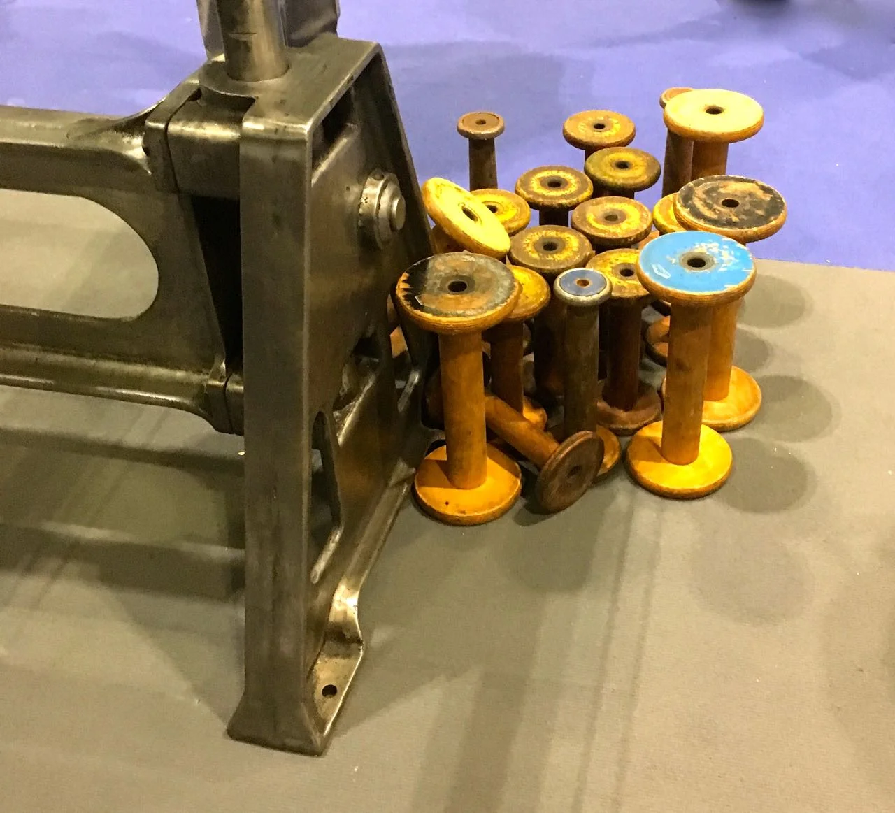 Wooden spools