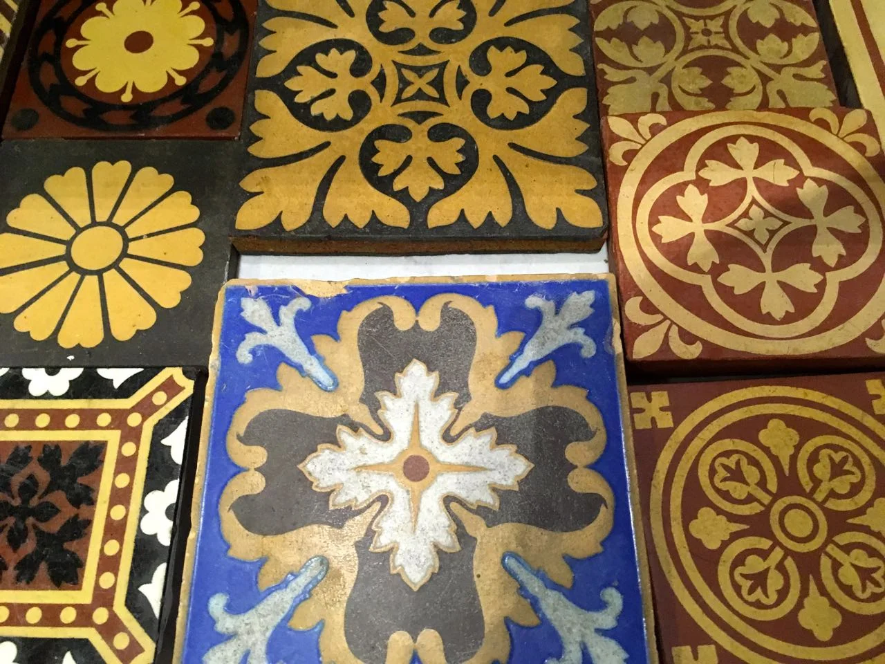 Geometric and encaustic tiles at Grand Designs Live