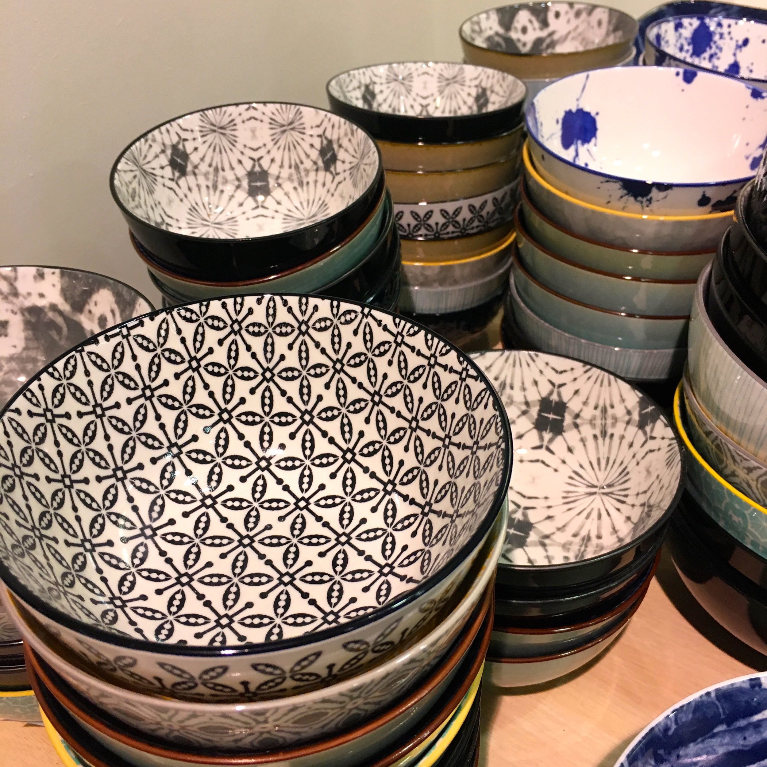 More bowls, more patterns