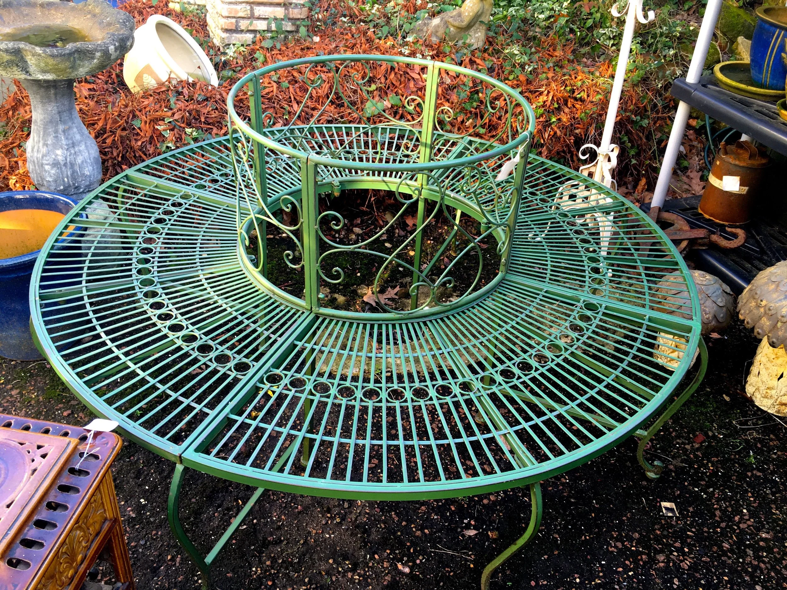A tree bench