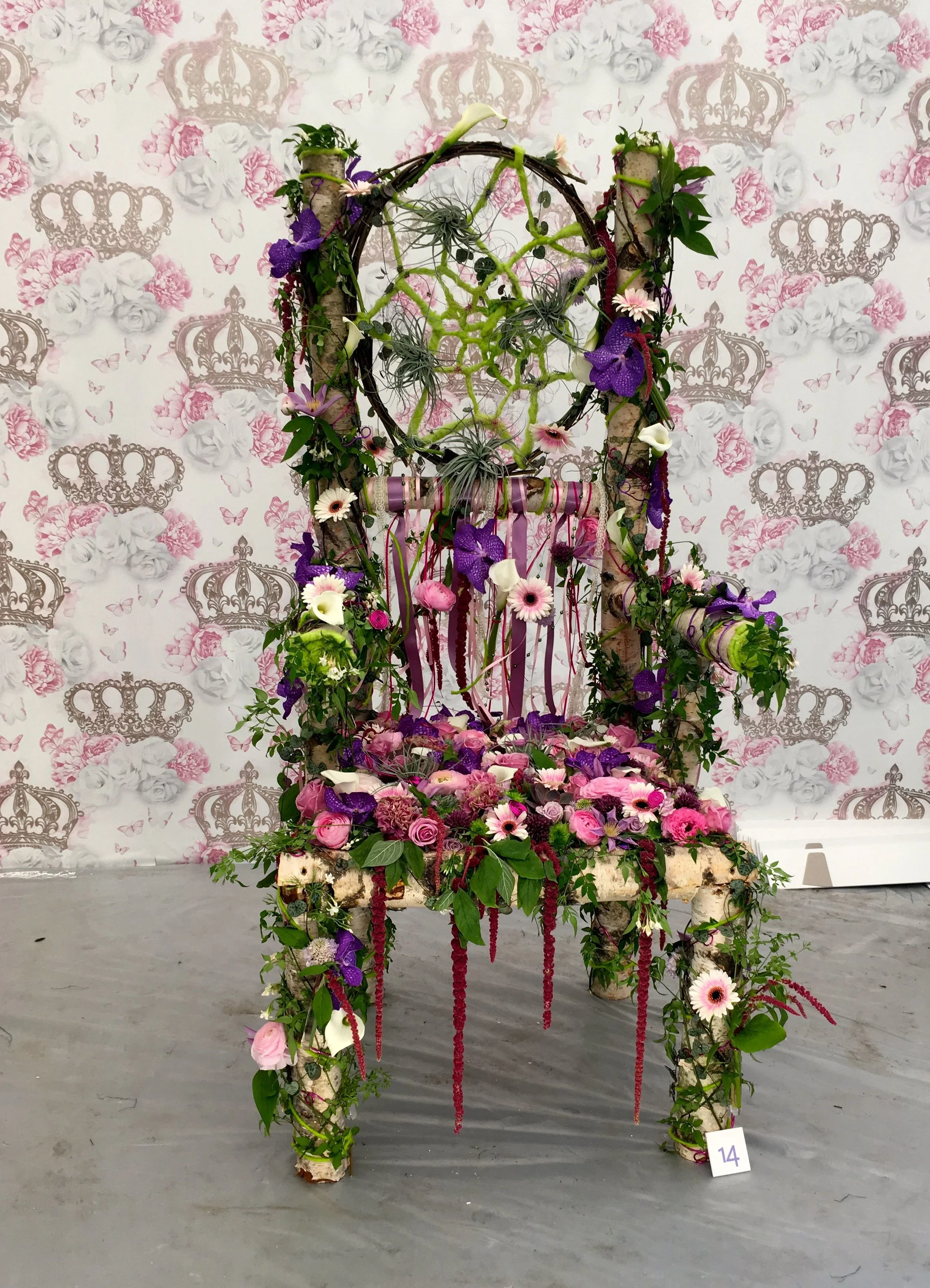 Floral thrones, of course