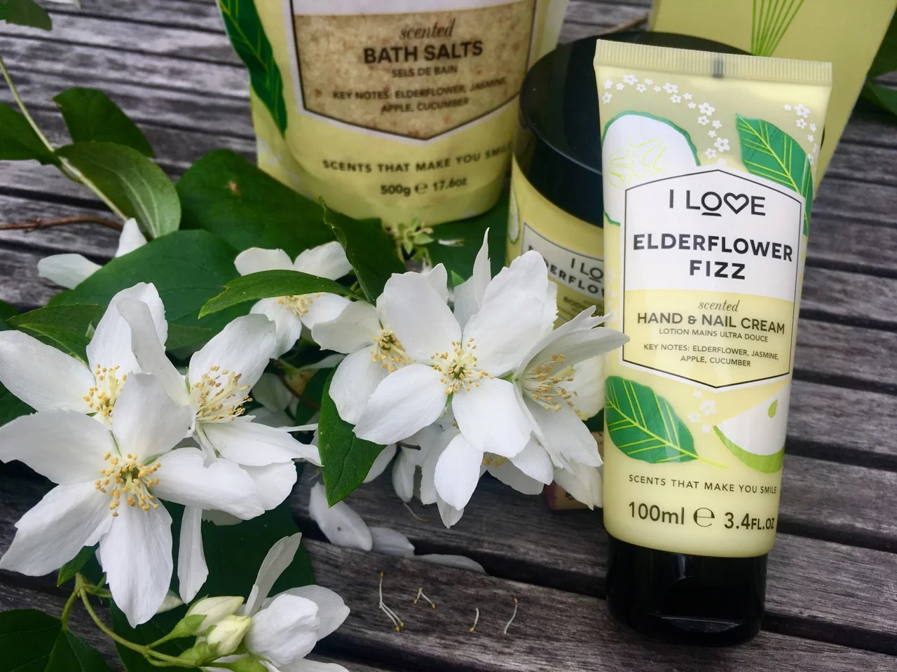 I love cosmetics elderflower fizz hand and nail cream