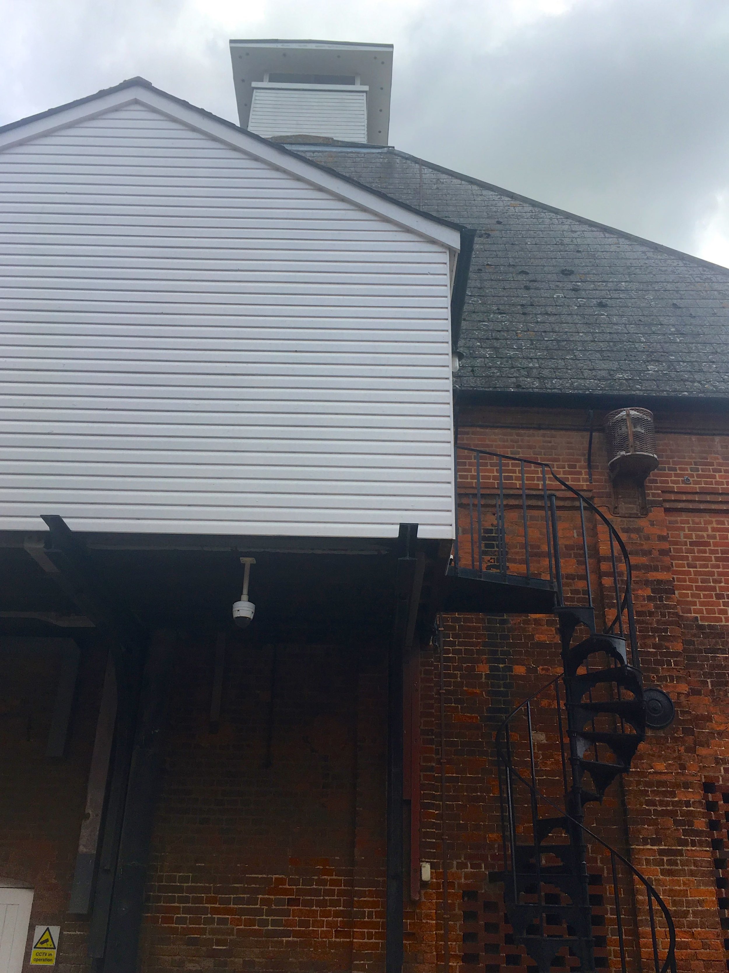 bricks, tiles and cladding all together stylishly so