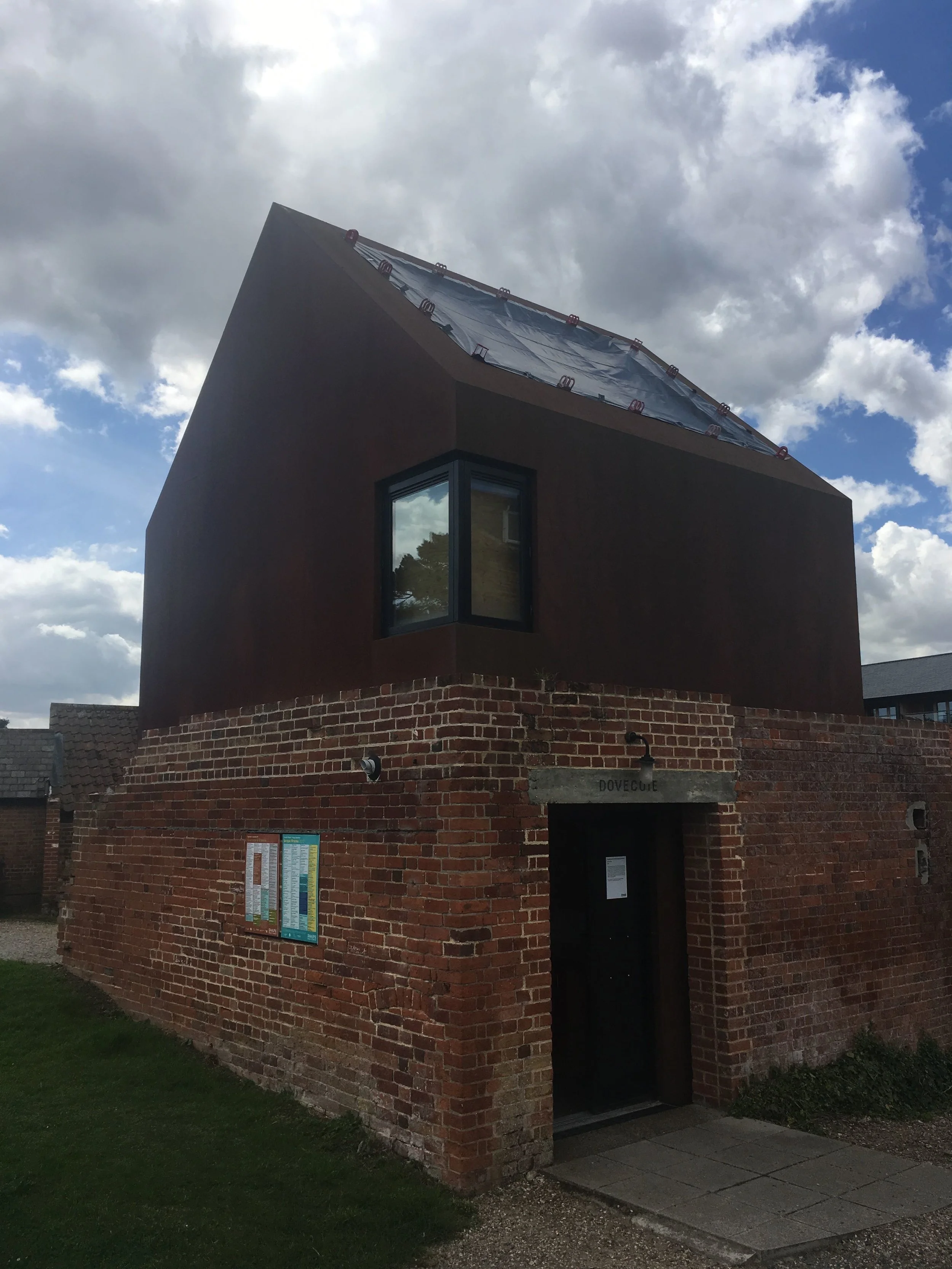 a look at the dovecote from the other side