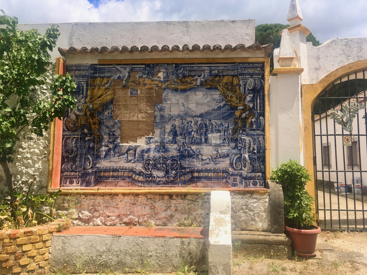 Gates and Azulejo tiles