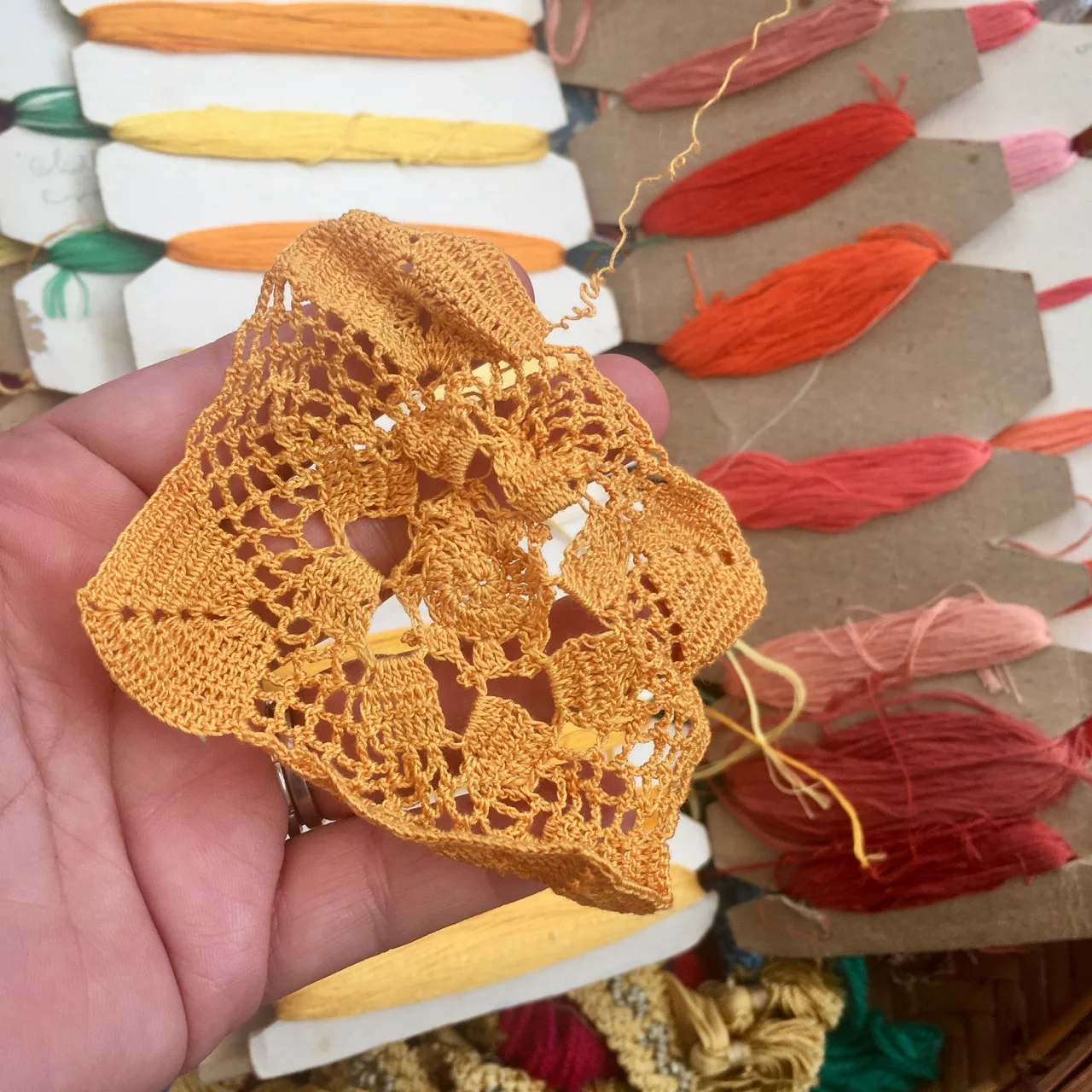 vintage crochet squares